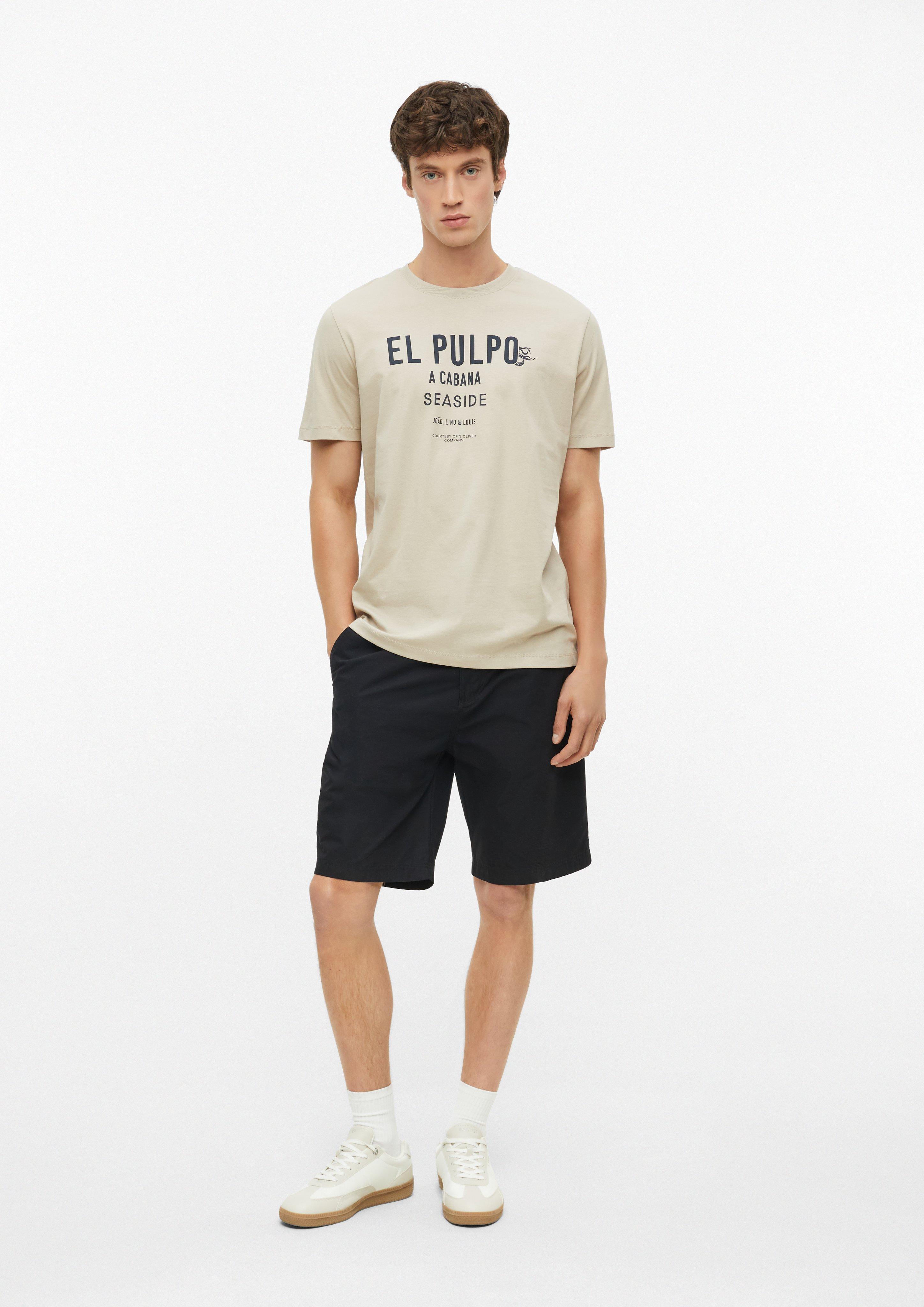 Herren T-Shirt in beige von s.Oliver
