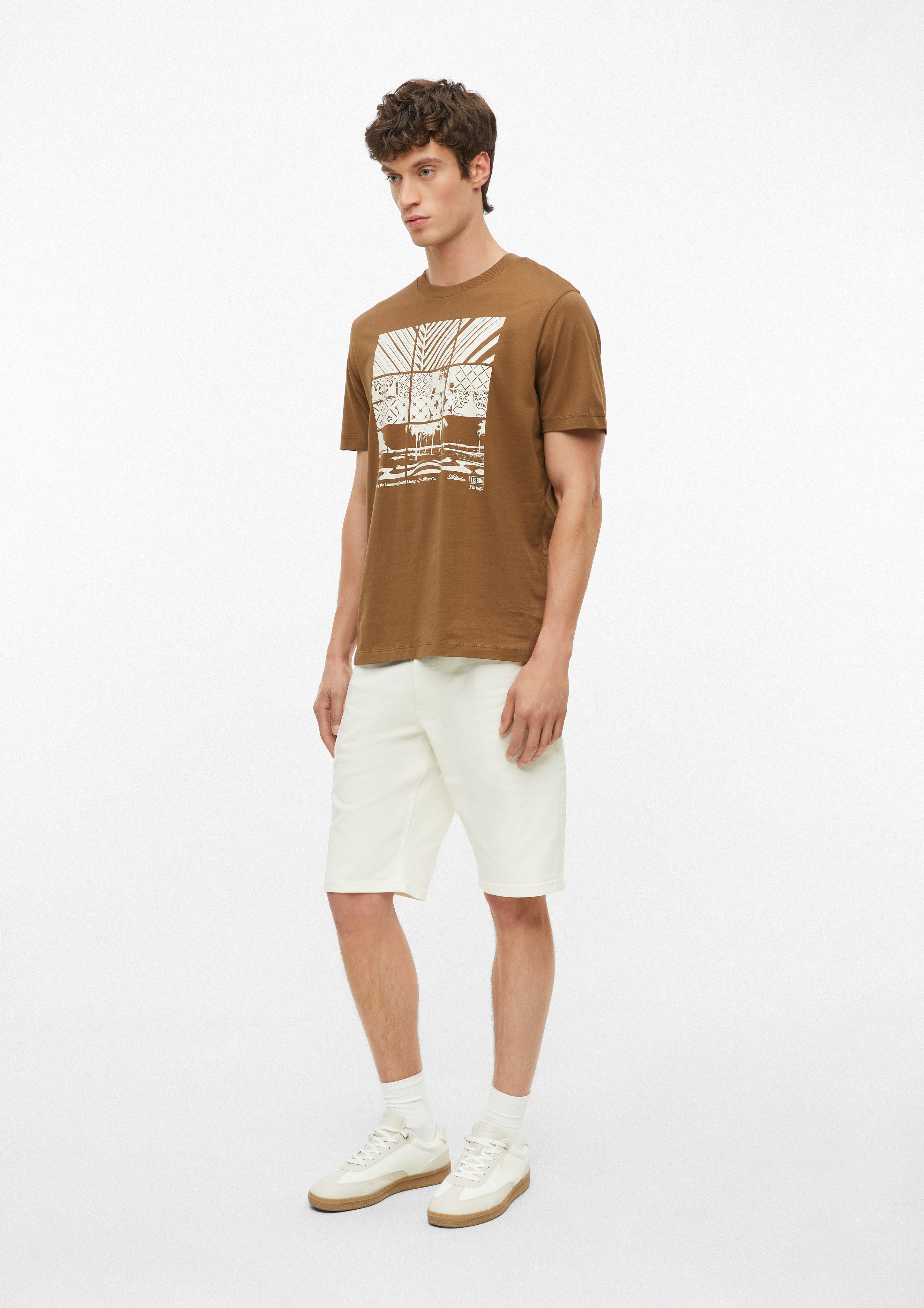 Herren T-Shirt in braun von s.Oliver