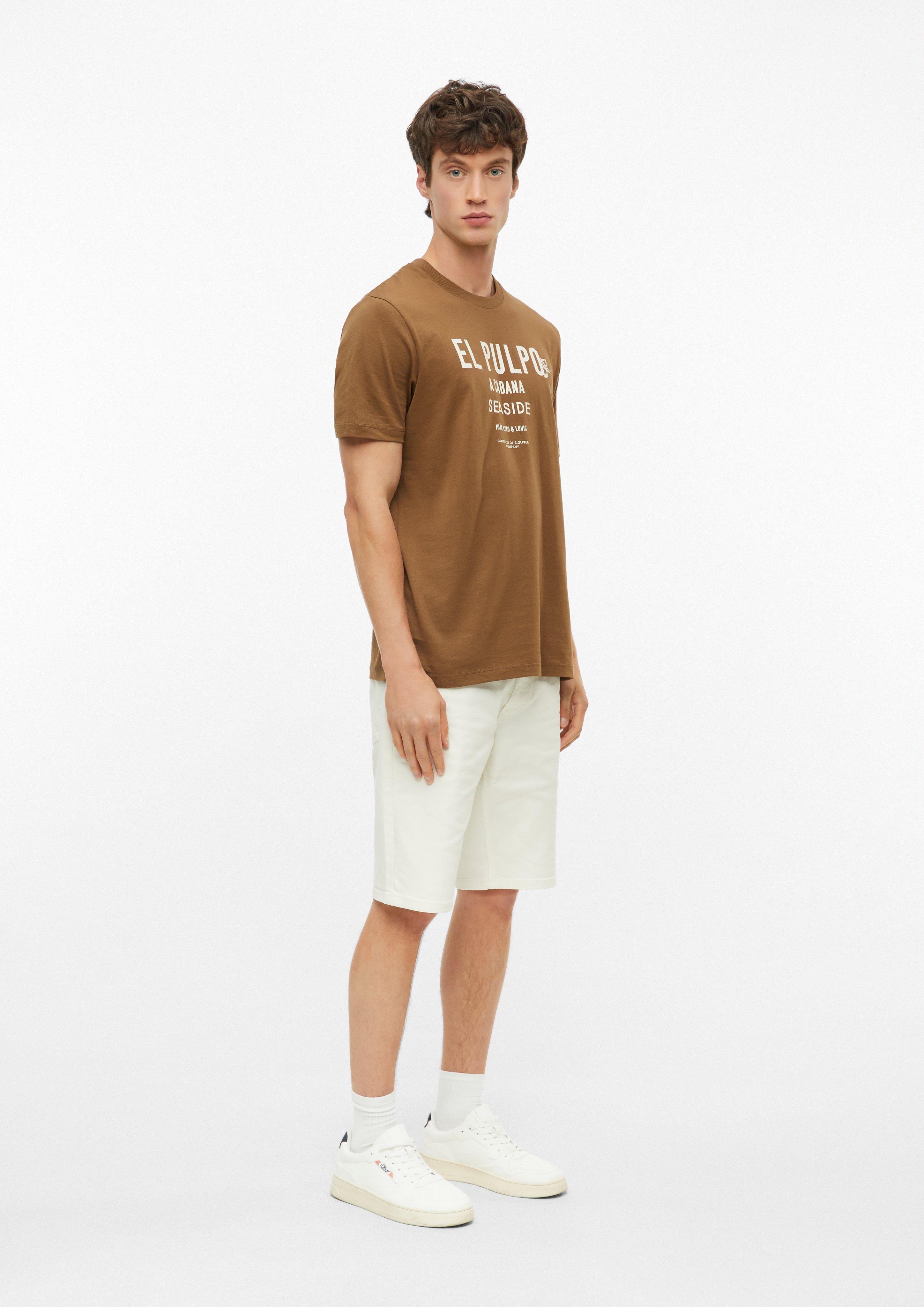 Herren T-Shirt in braun von s.Oliver