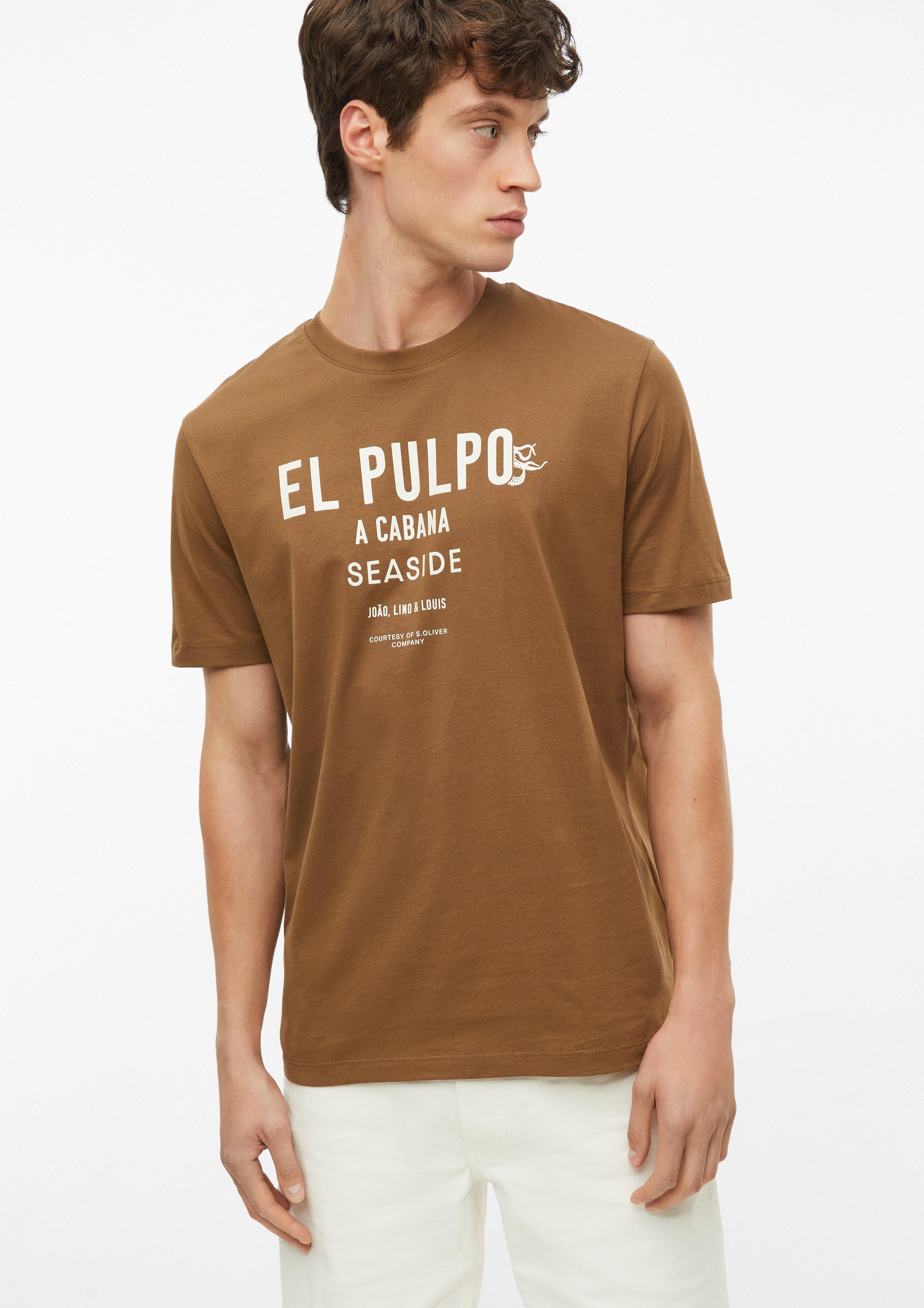 Herren T-Shirt in braun von s.Oliver