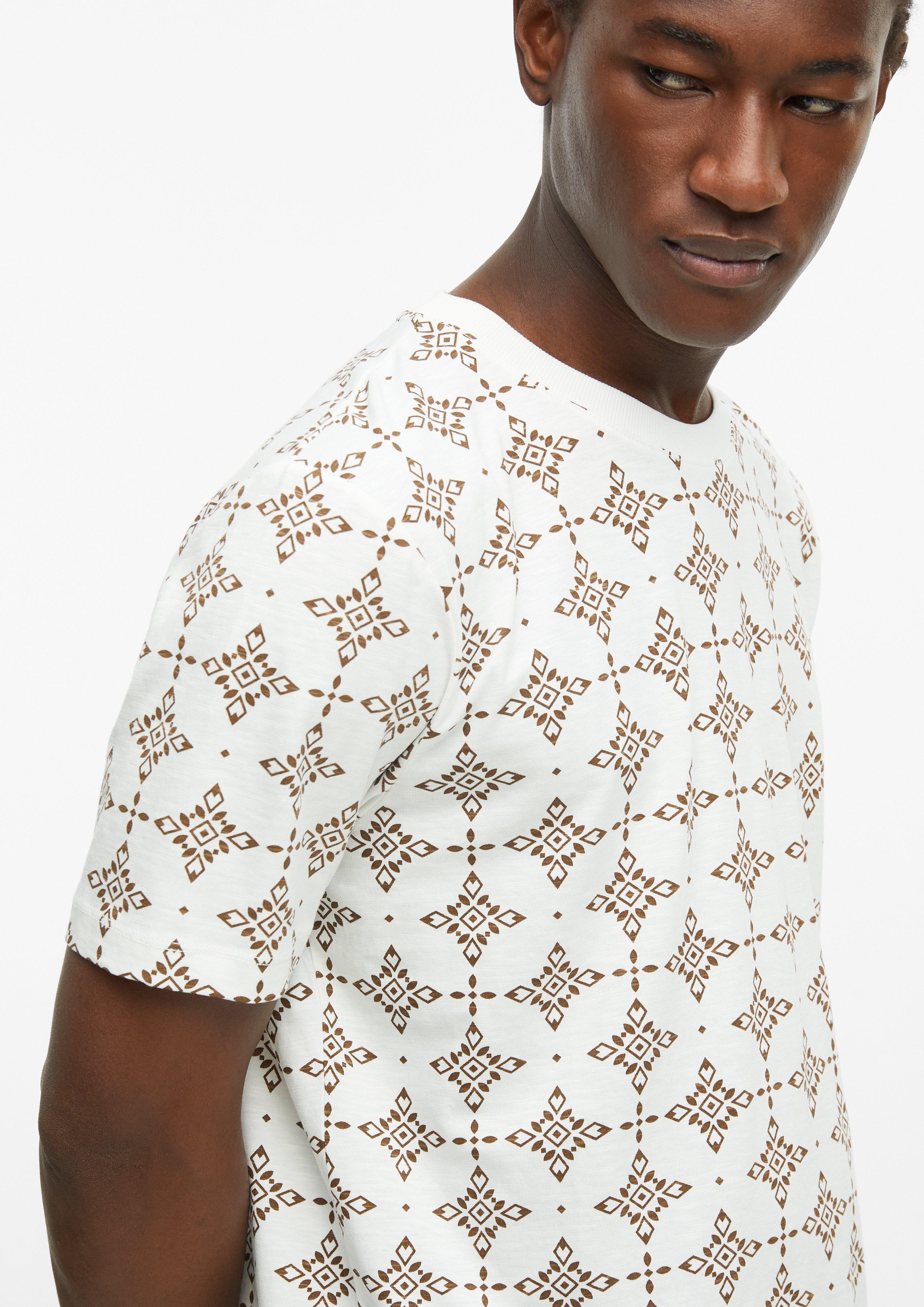Heren T-Shirt in crème van s.Oliver