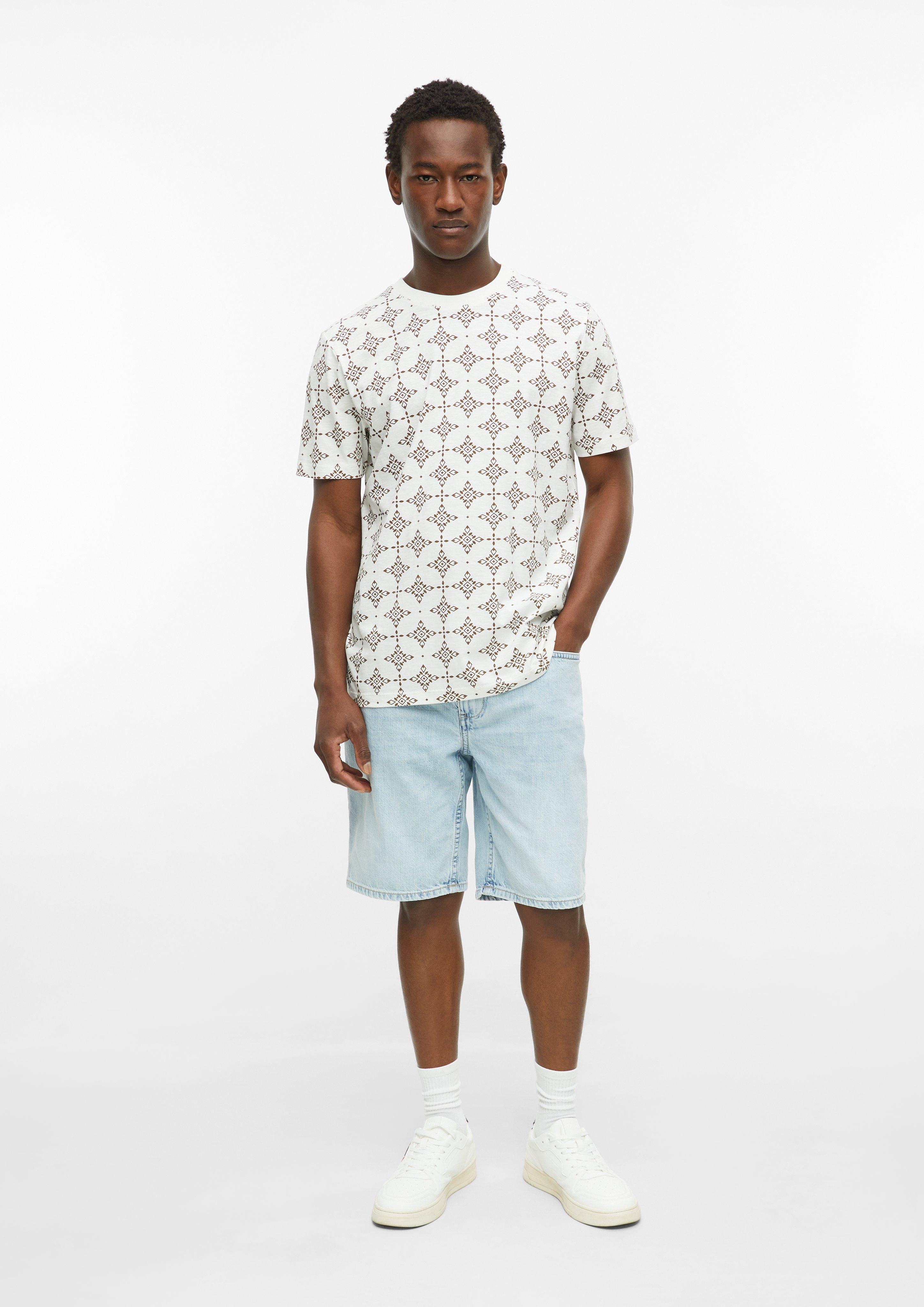 Heren T-Shirt in crème van s.Oliver