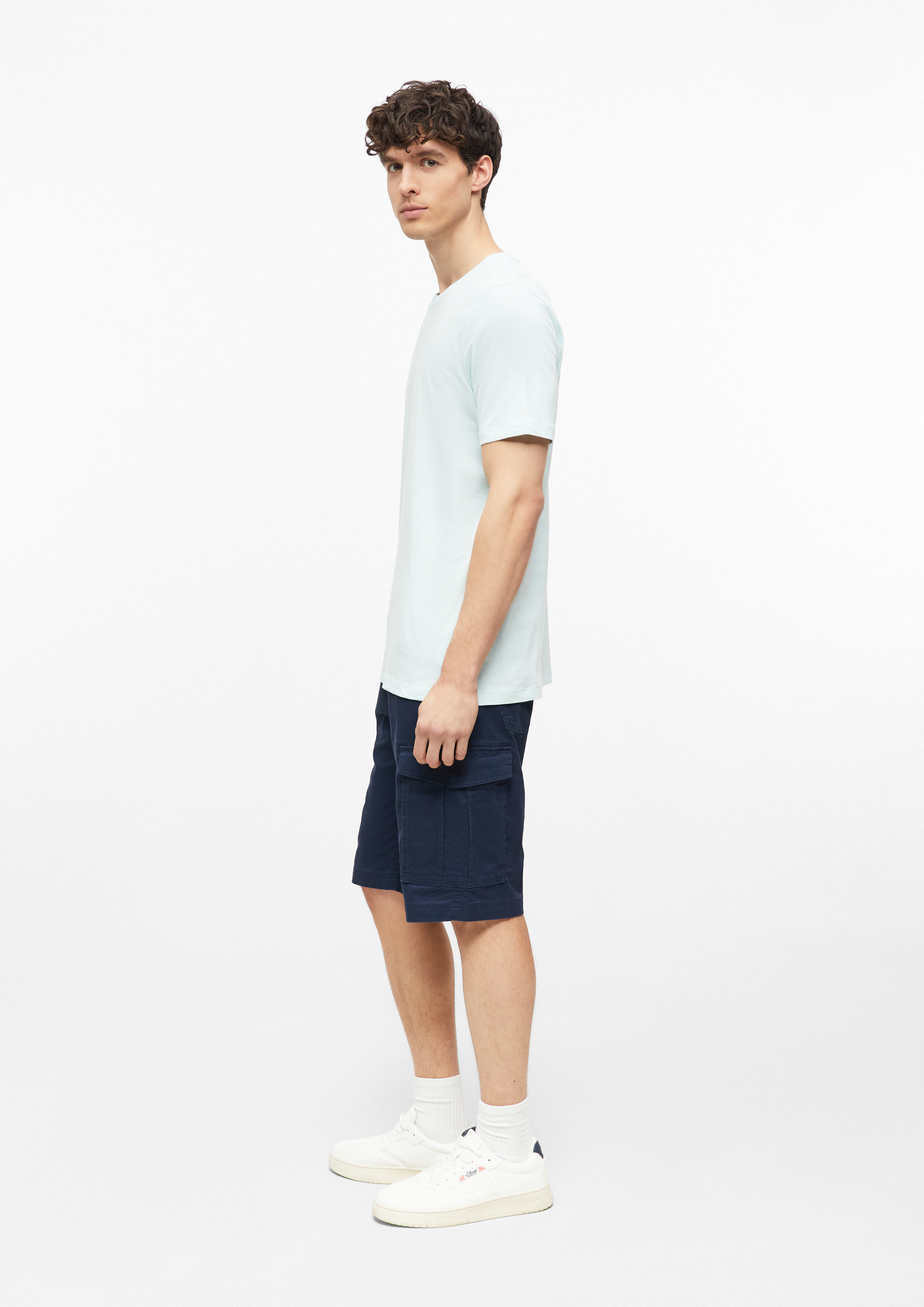 Herren T-Shirt in türkis von s.Oliver
