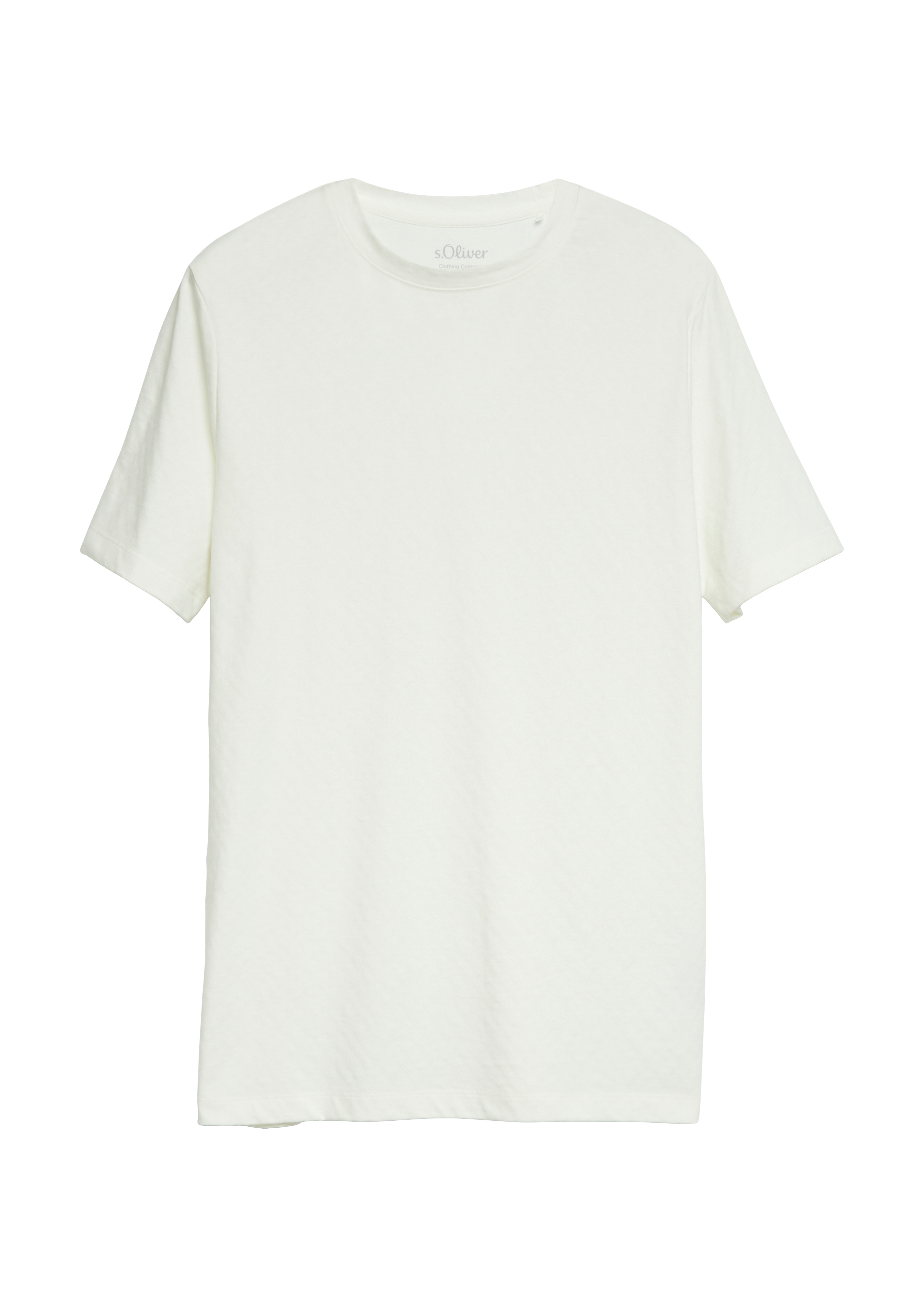 T-shirt met jacquardstructuur