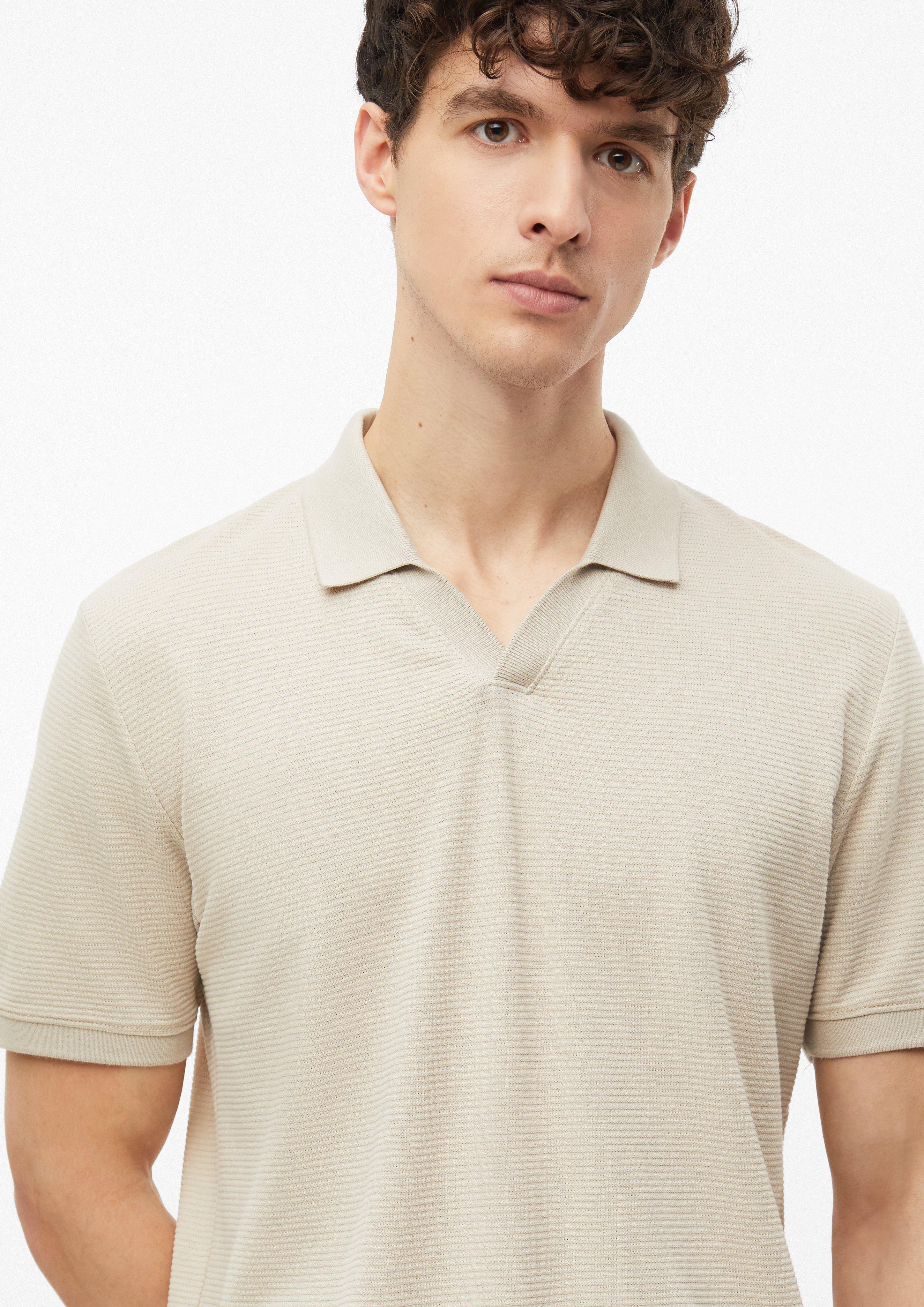 Heren Poloshirt in beige van s.Oliver