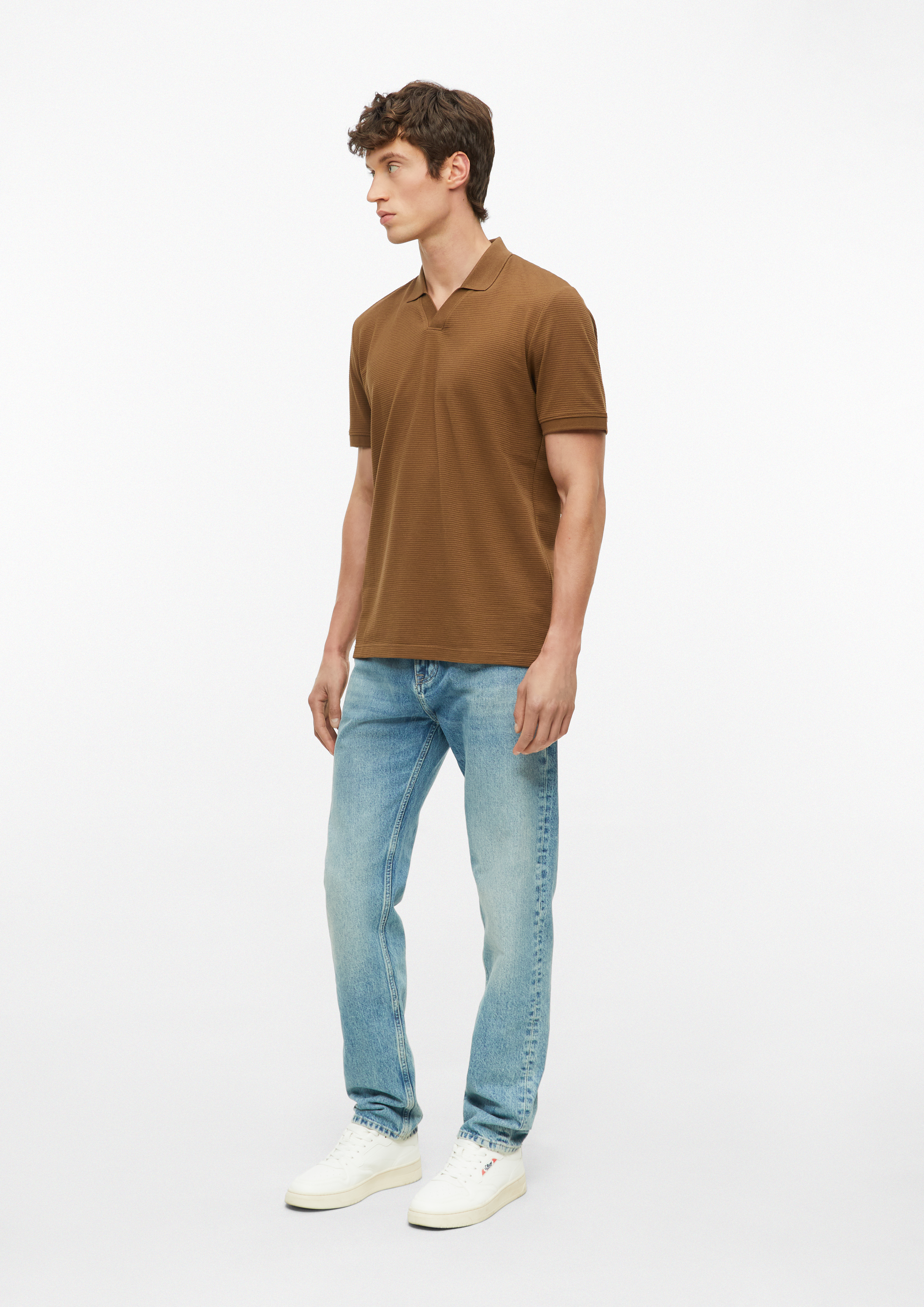Moški Polo majica v barvi rjava od s.Oliver