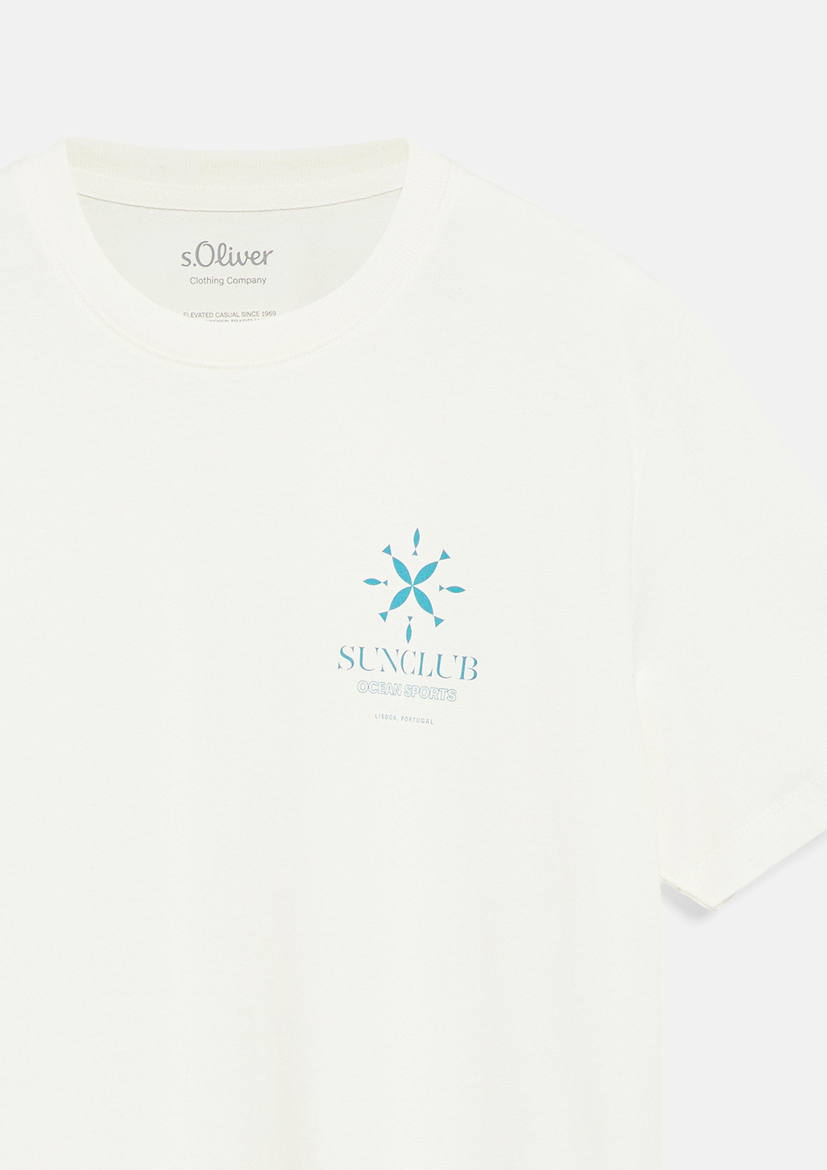 Herren T-Shirt in creme von s.Oliver