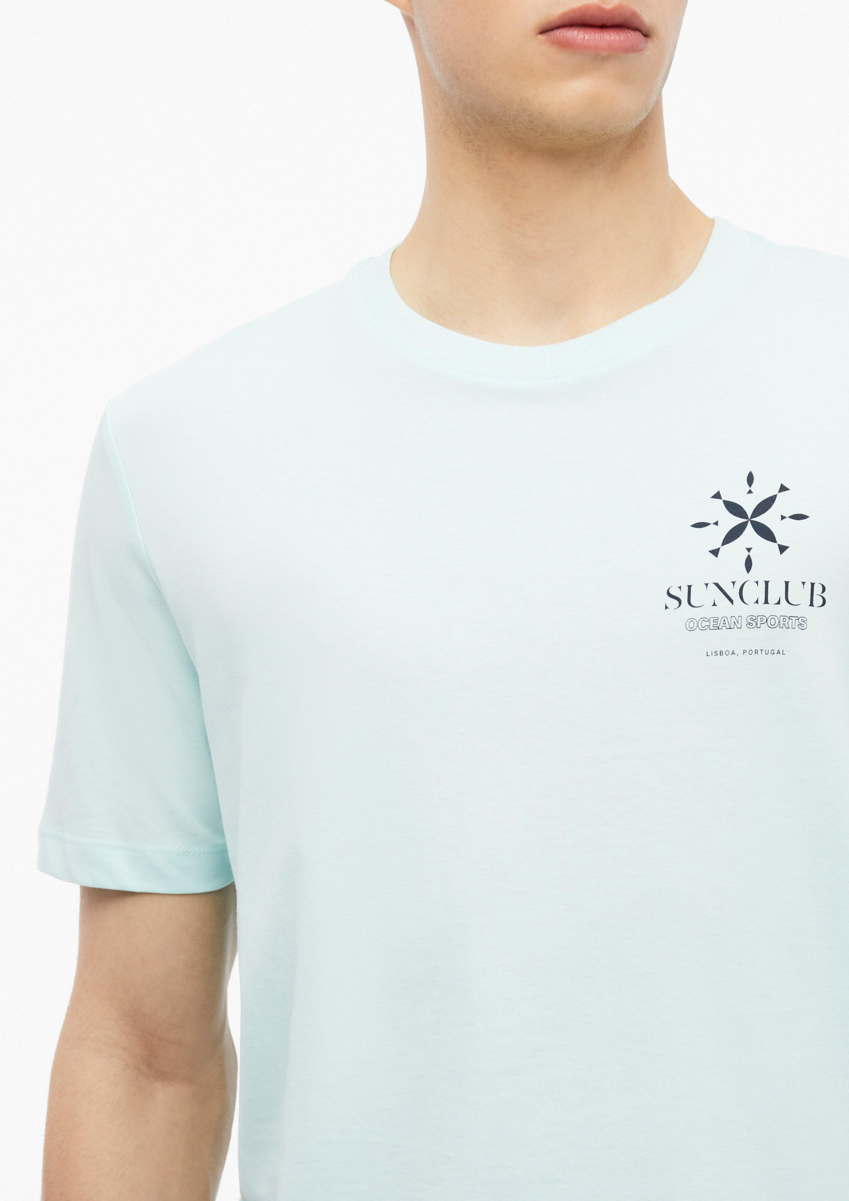 Men T-Shirt in turquoise by s.Oliver