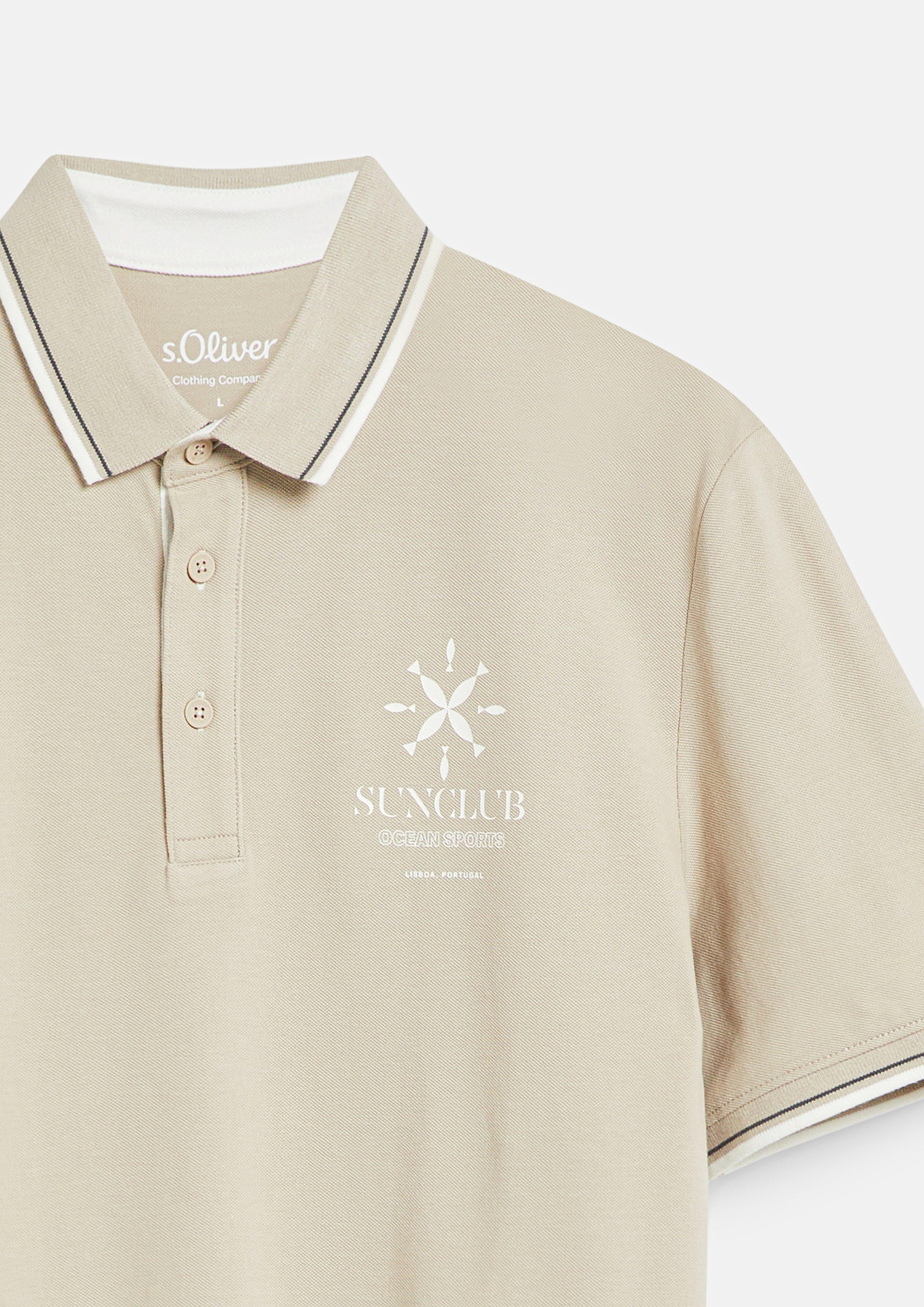 Muškarci Polo majica u boji bež od s.Oliver