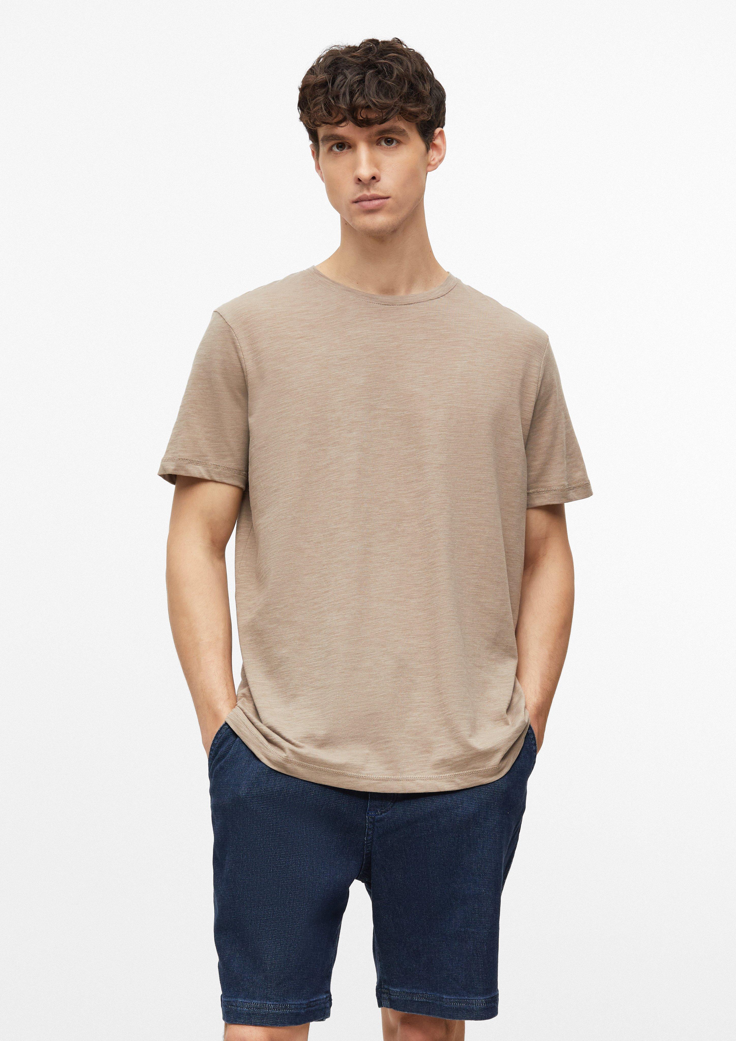 Men Mottled T-shirt made from a soft cotton blend in  by s.Oliver