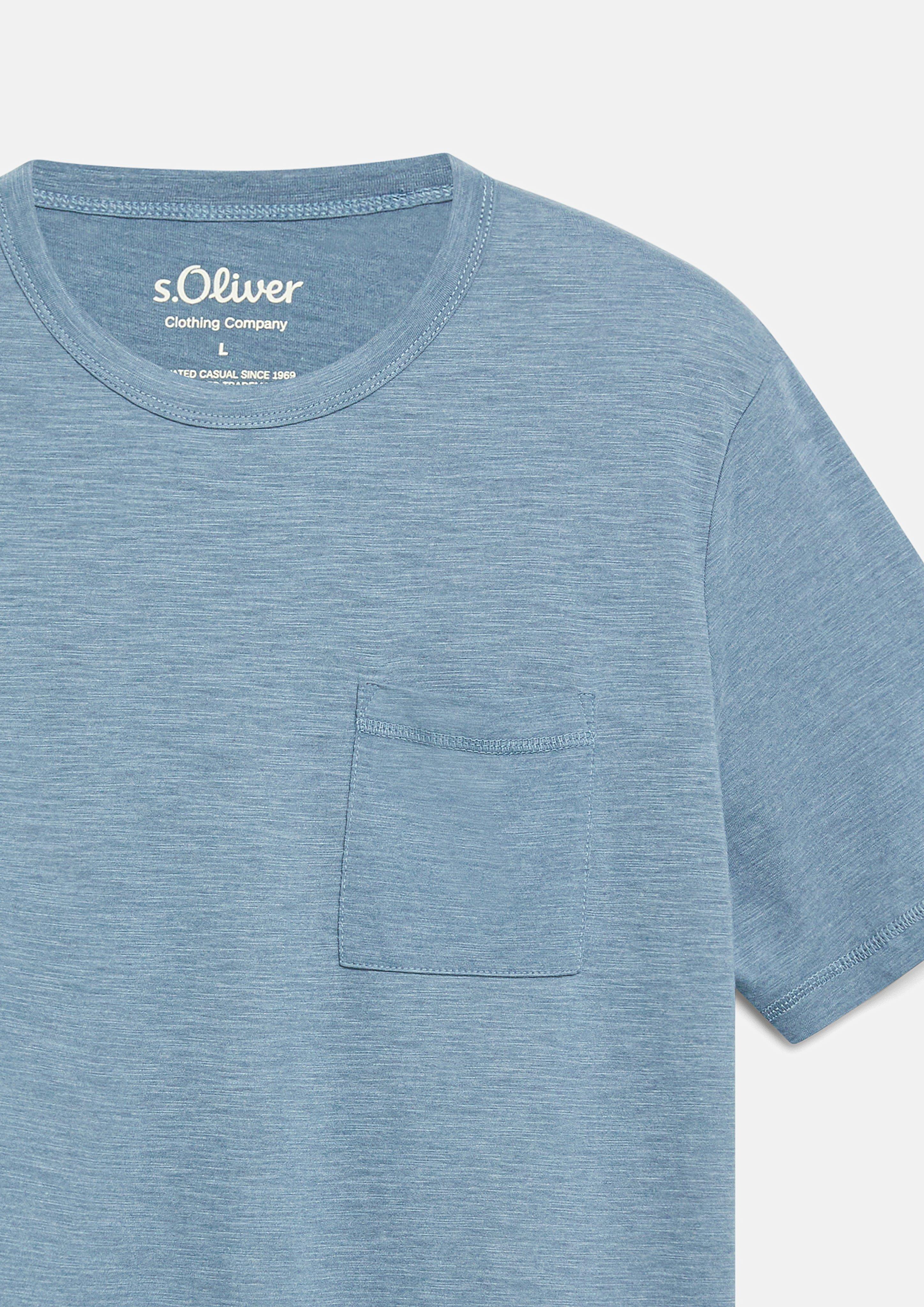 Herren T-Shirt in blau von s.Oliver