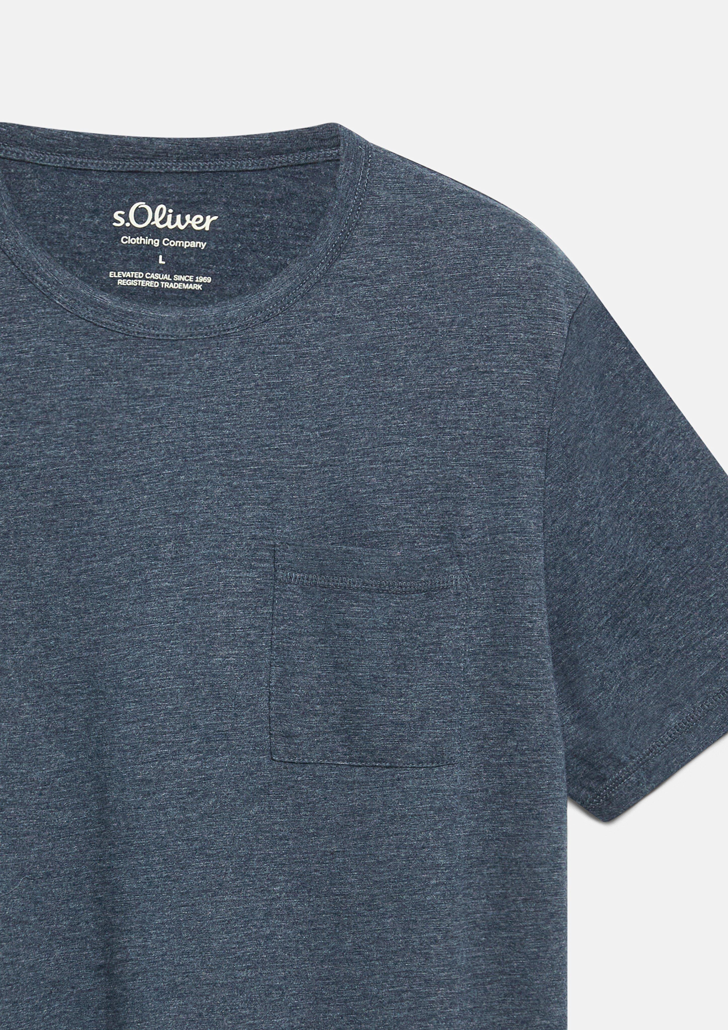 Herren T-Shirt in blau von s.Oliver