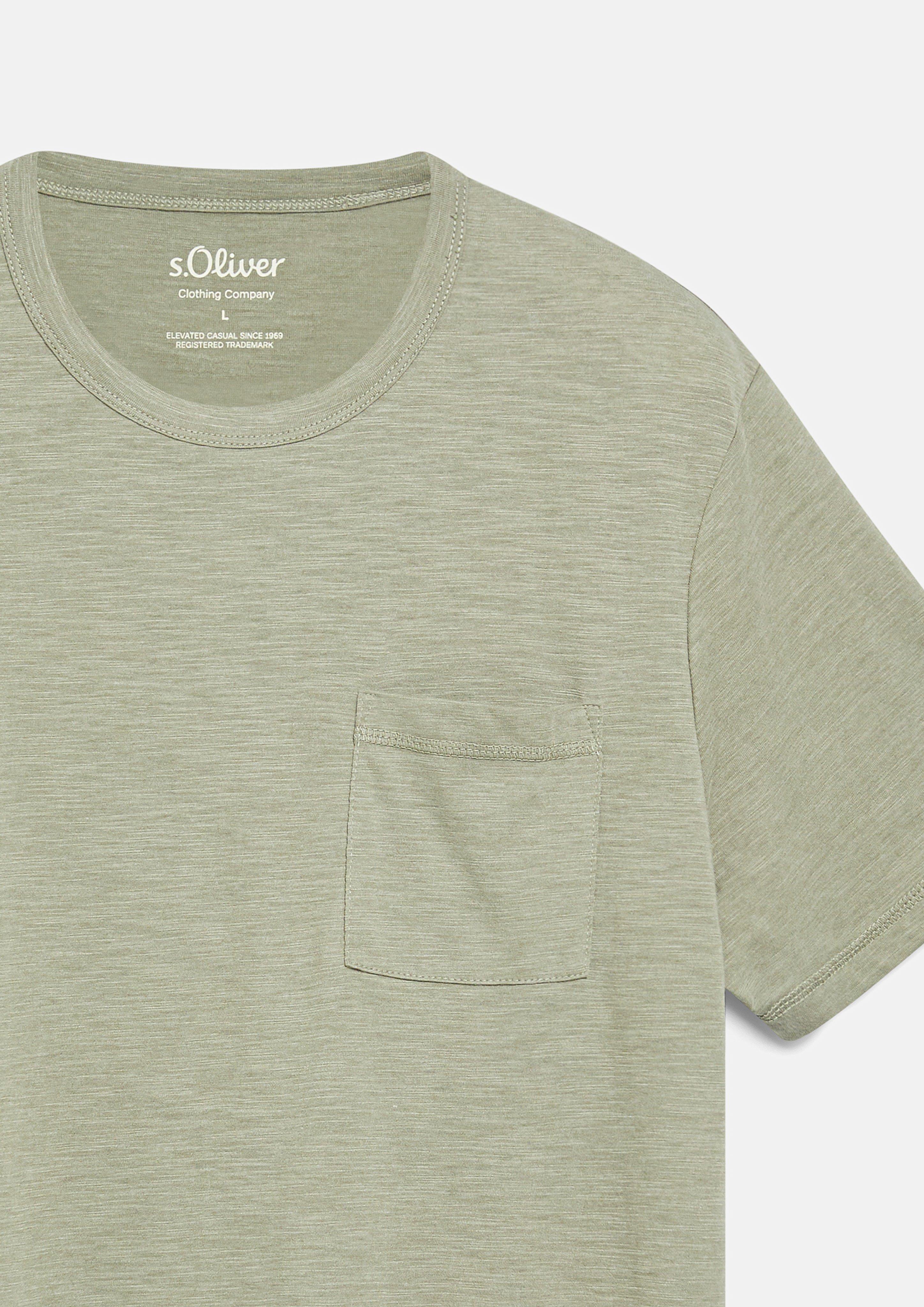 Herren T-Shirt in olive von s.Oliver