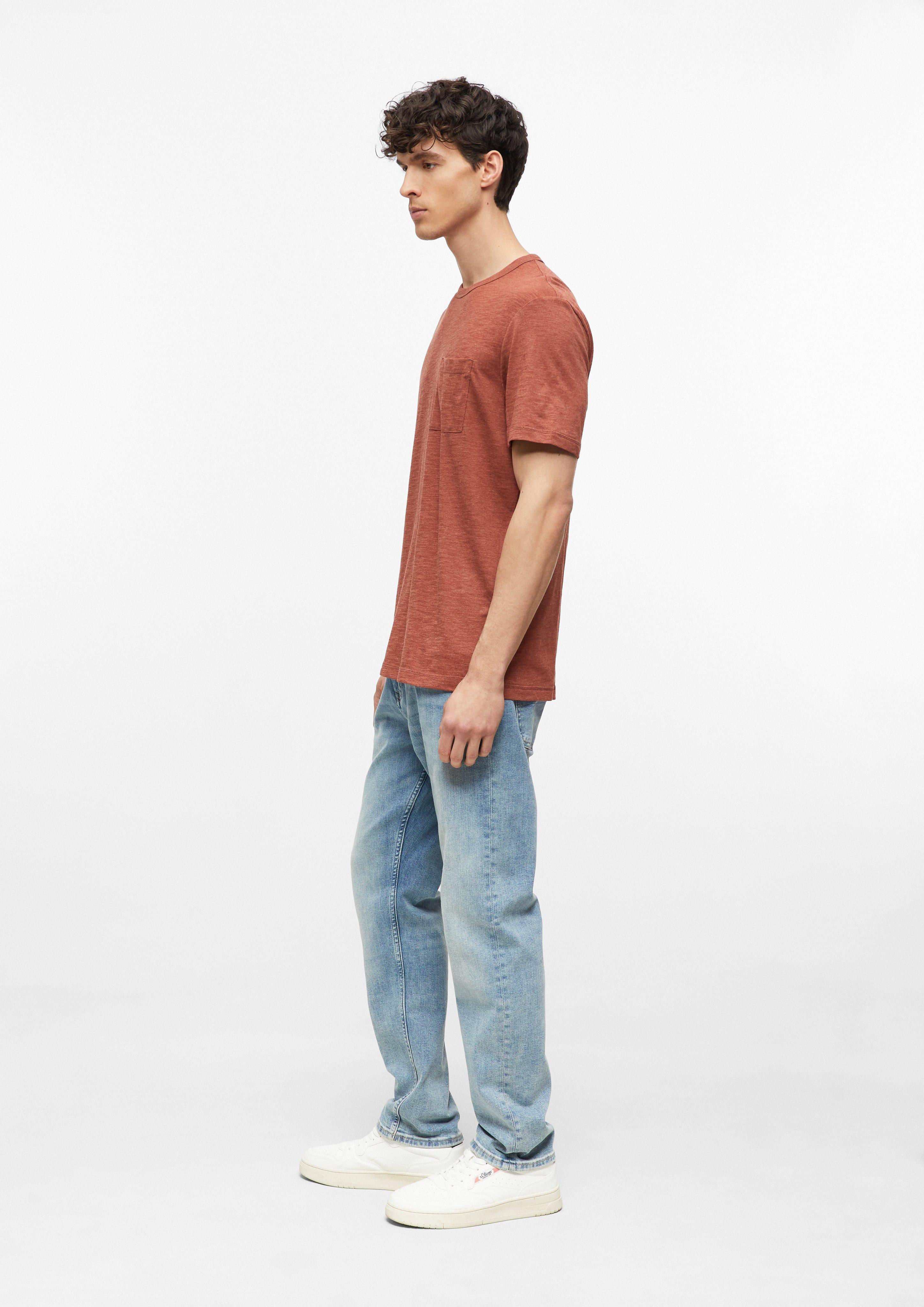 Hommes T-shirt en brun de s.Oliver