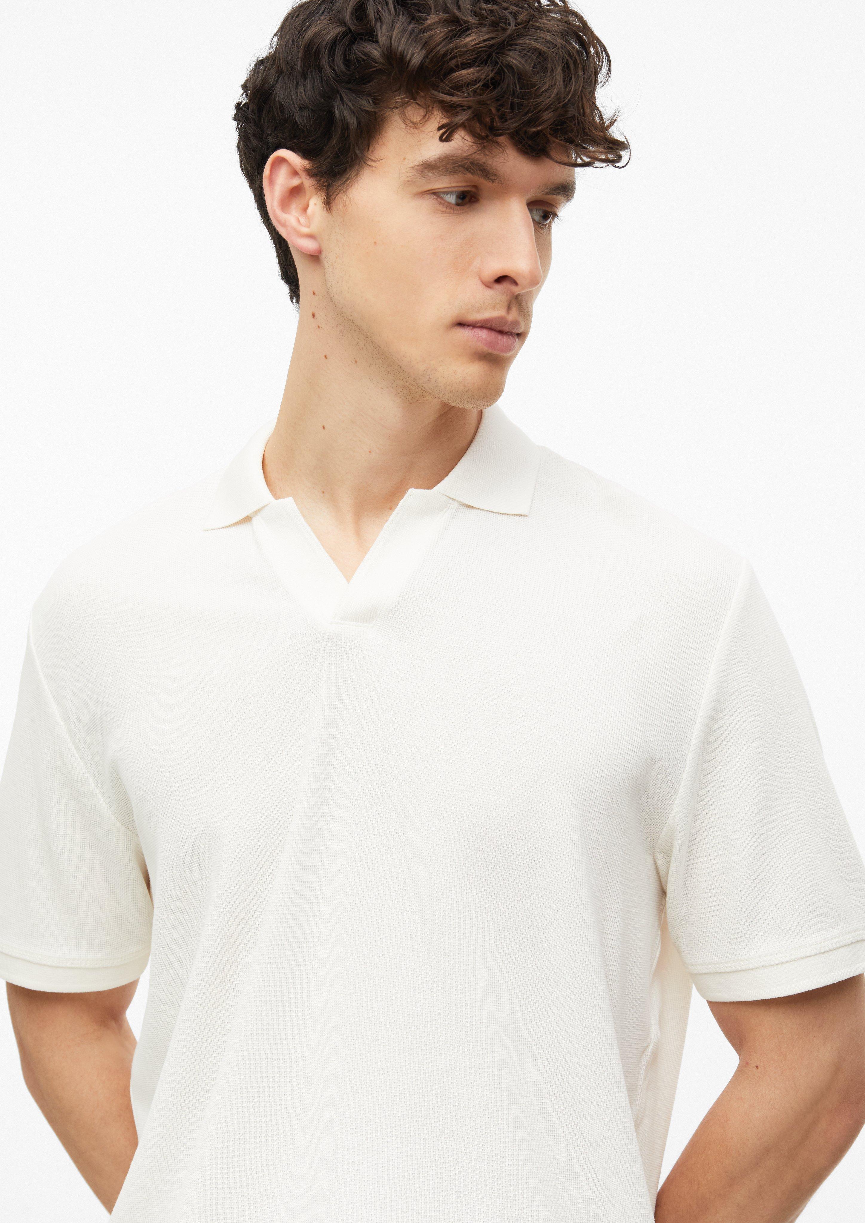 Heren Poloshirt in wit van s.Oliver