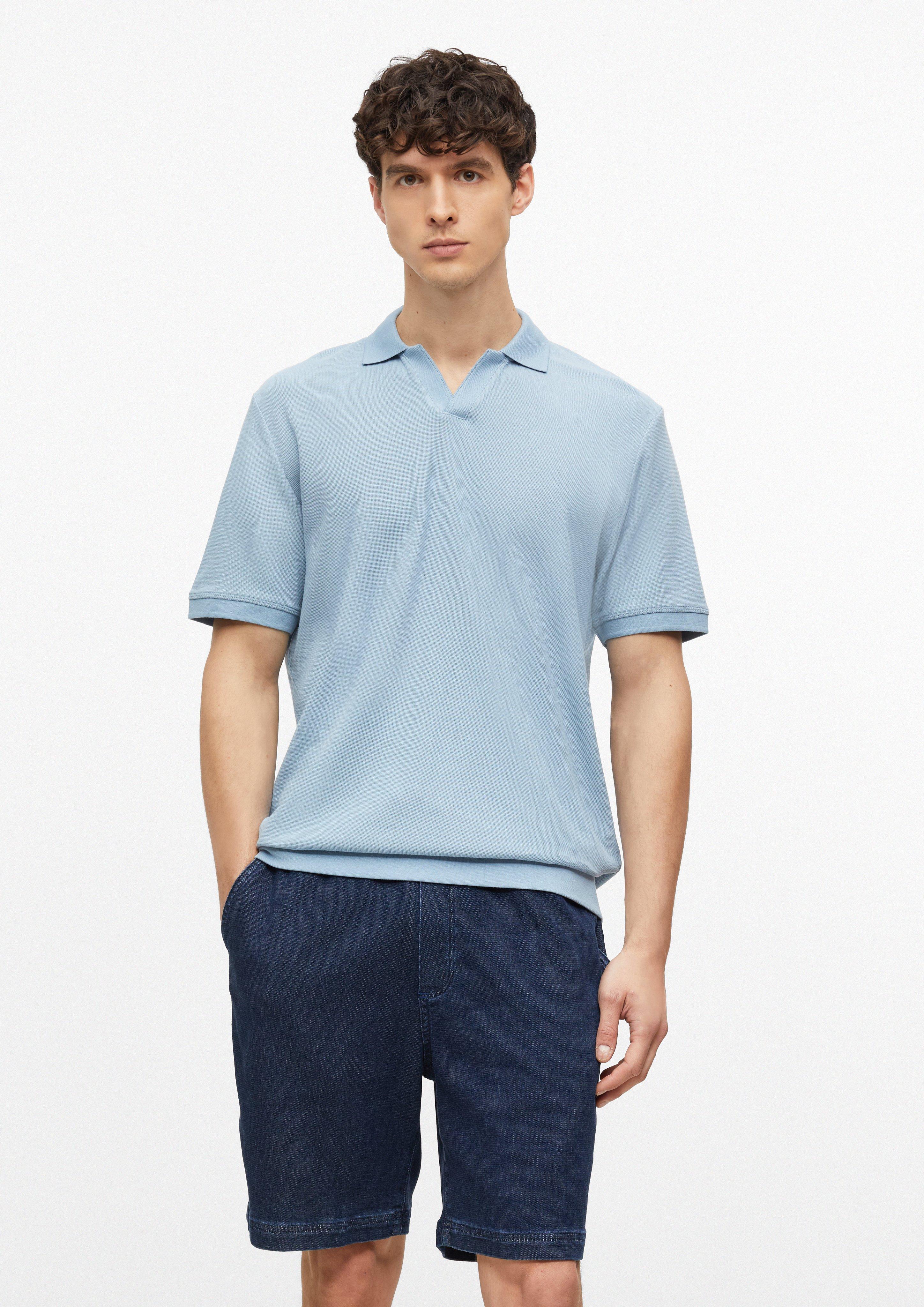 Herren Strukturiertes Poloshirt mit Bündchen in  von s.Oliver