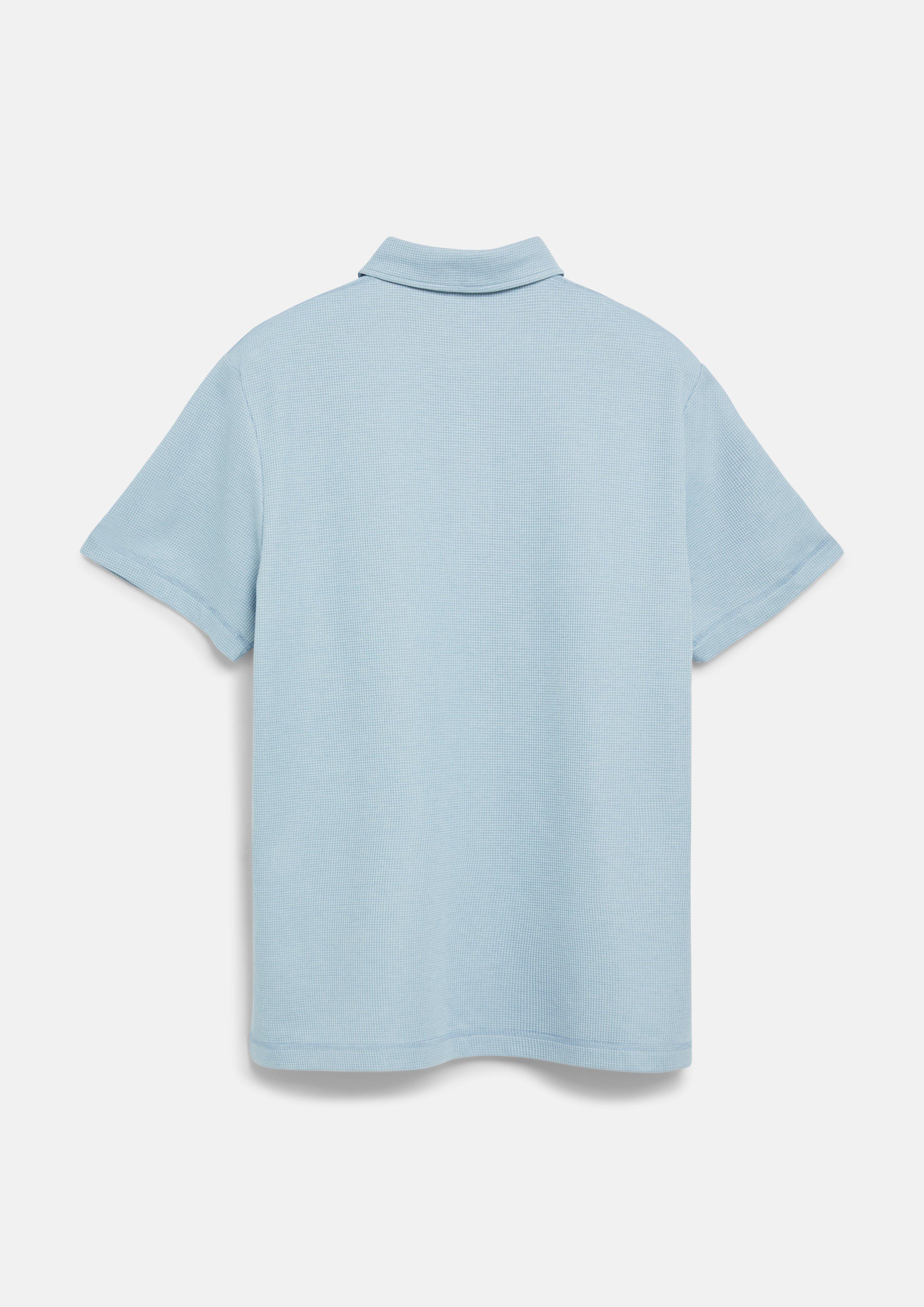 Herren Polo-Shirt in blau von s.Oliver