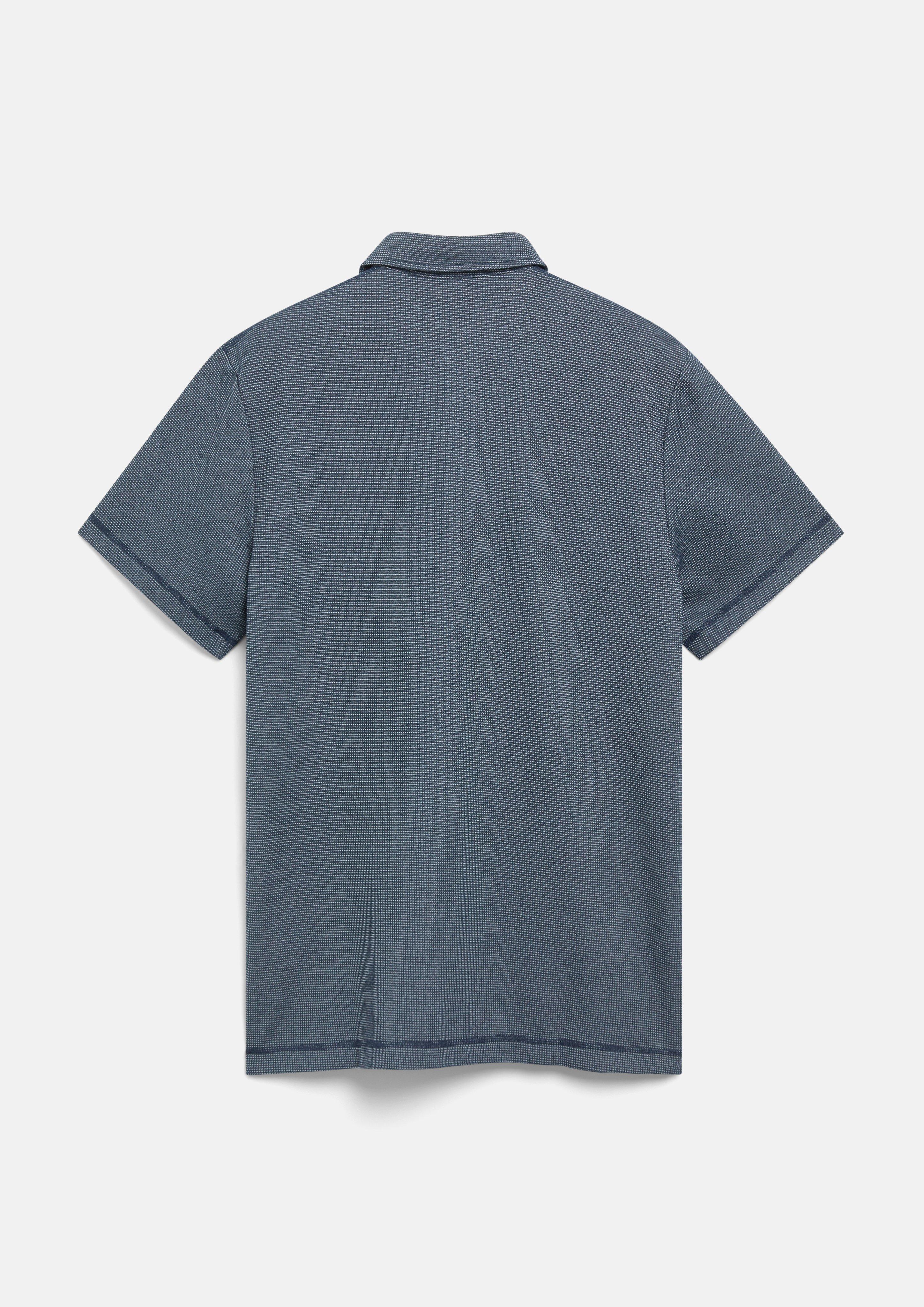 Herren Polo-Shirt in blau von s.Oliver
