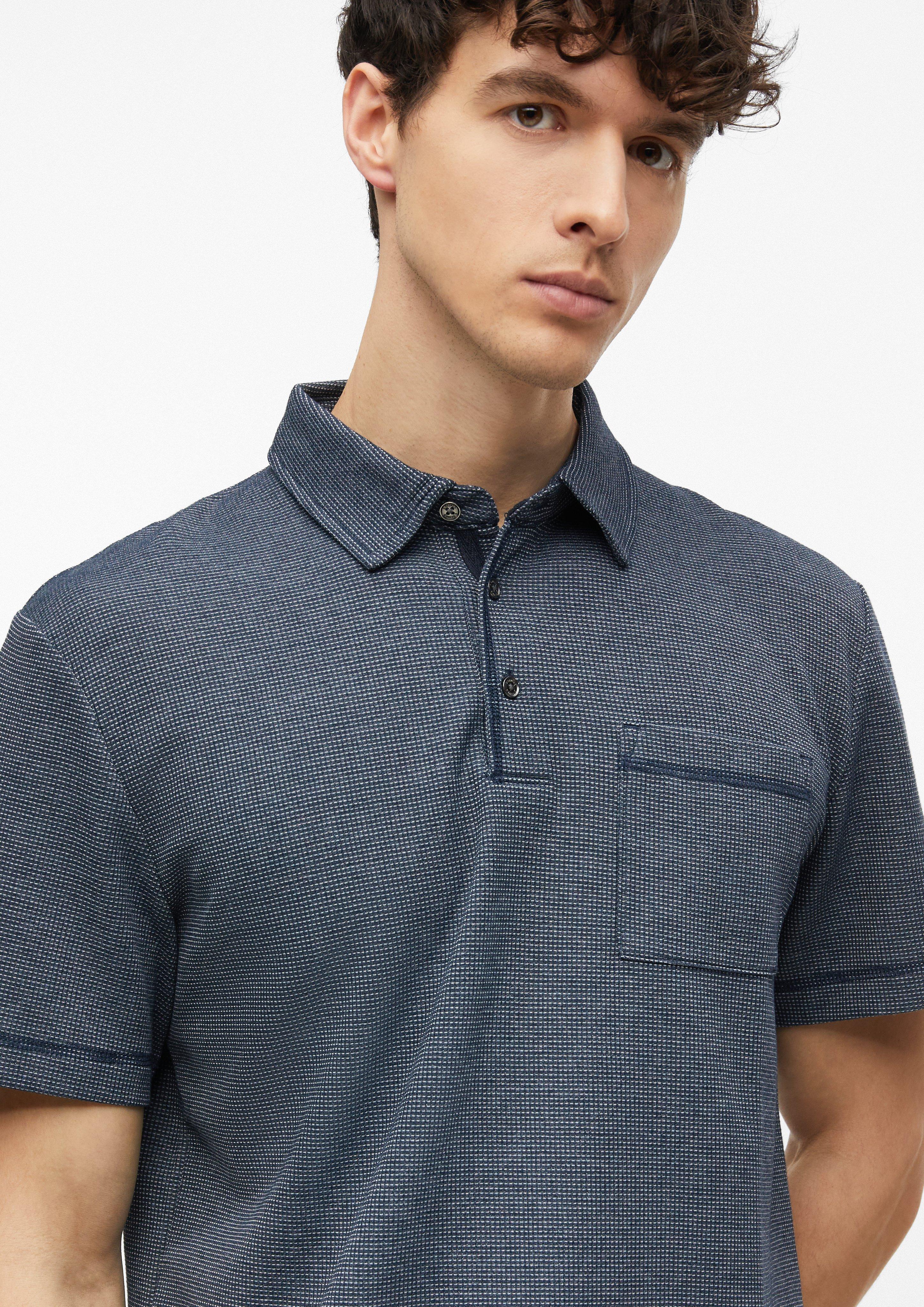 Men Polo Shirt in blue by s.Oliver