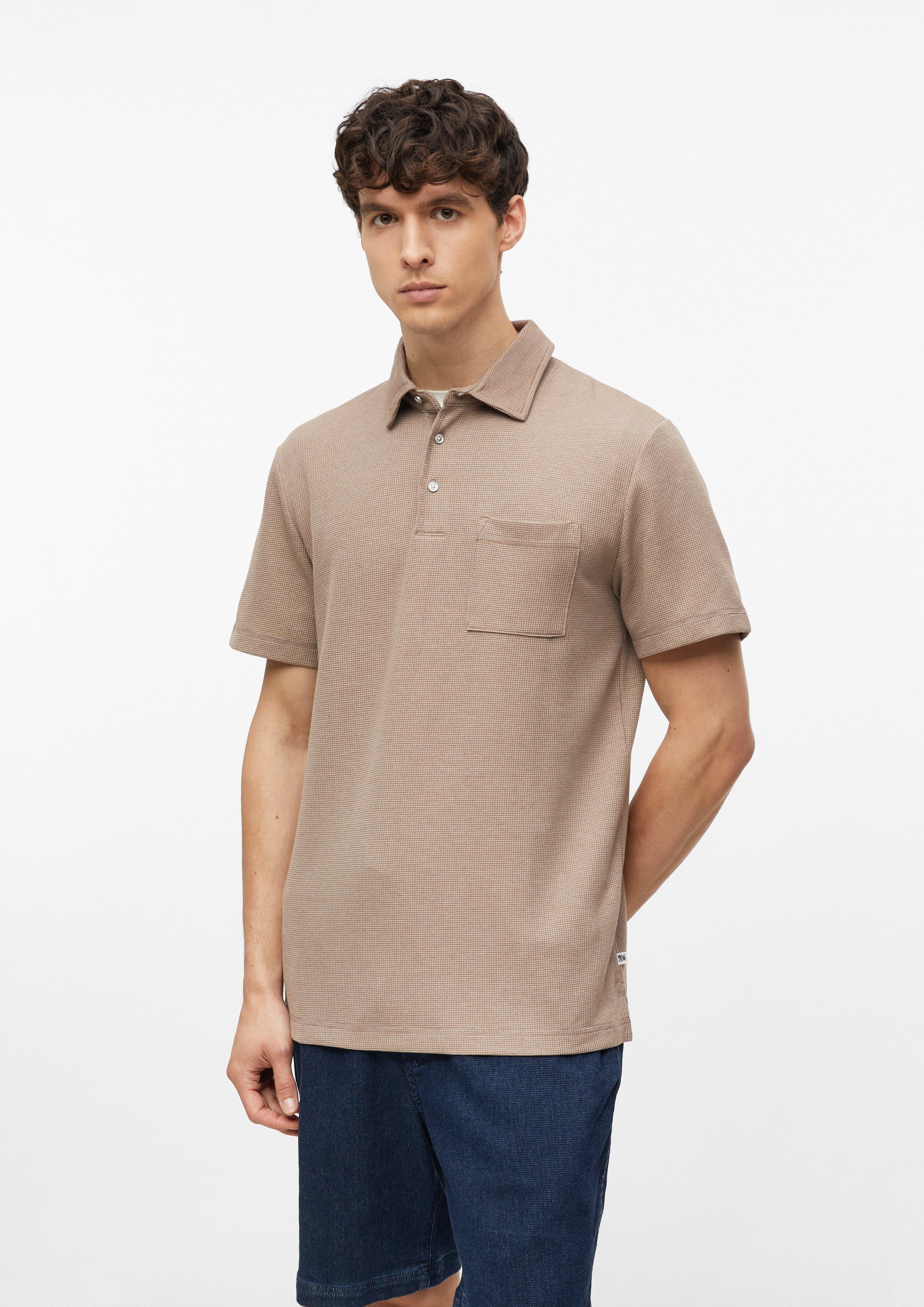 Men Polo shirt in brown by s.Oliver