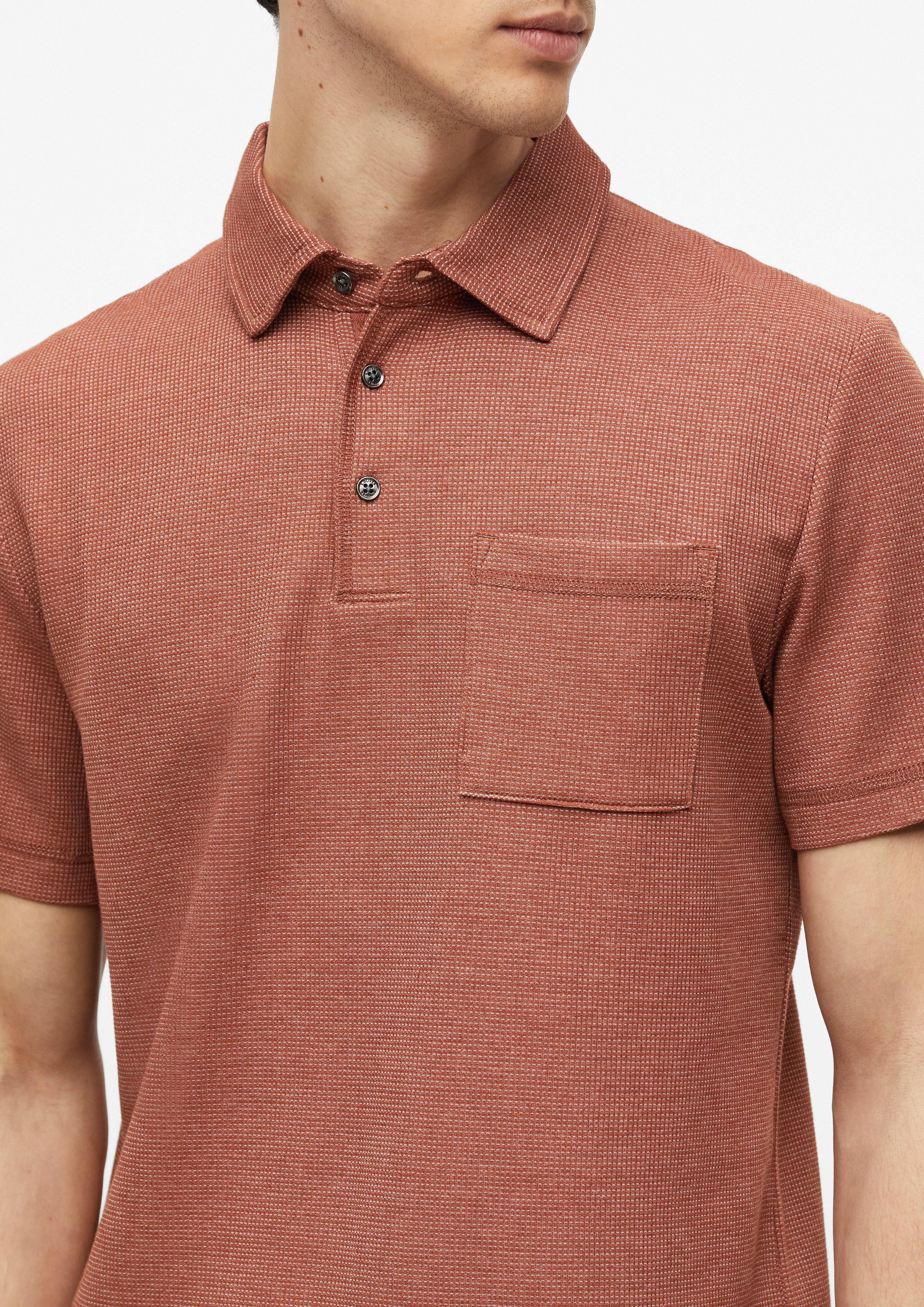 Men Polo Shirt in brown by s.Oliver