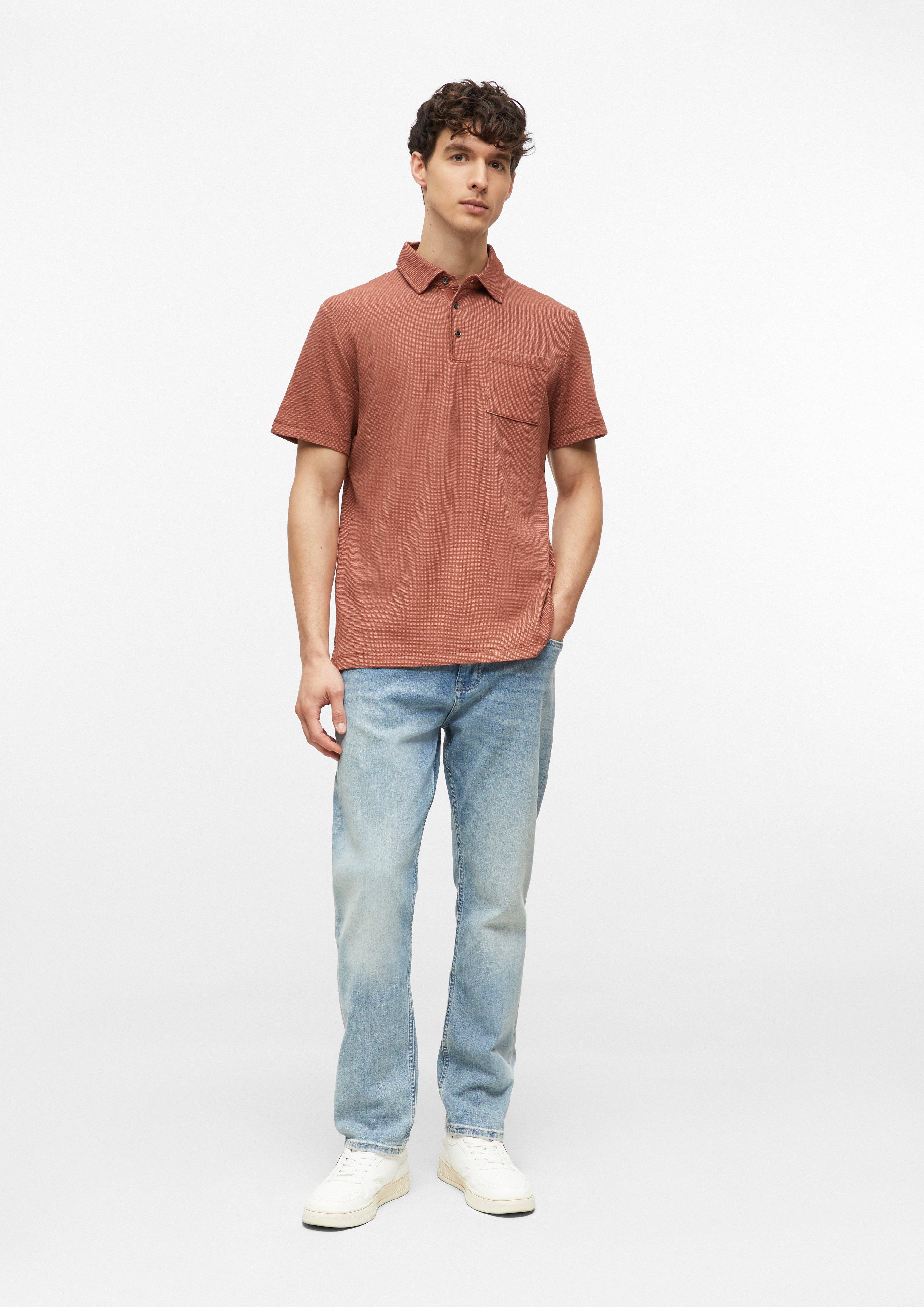 Men Polo Shirt in brown by s.Oliver