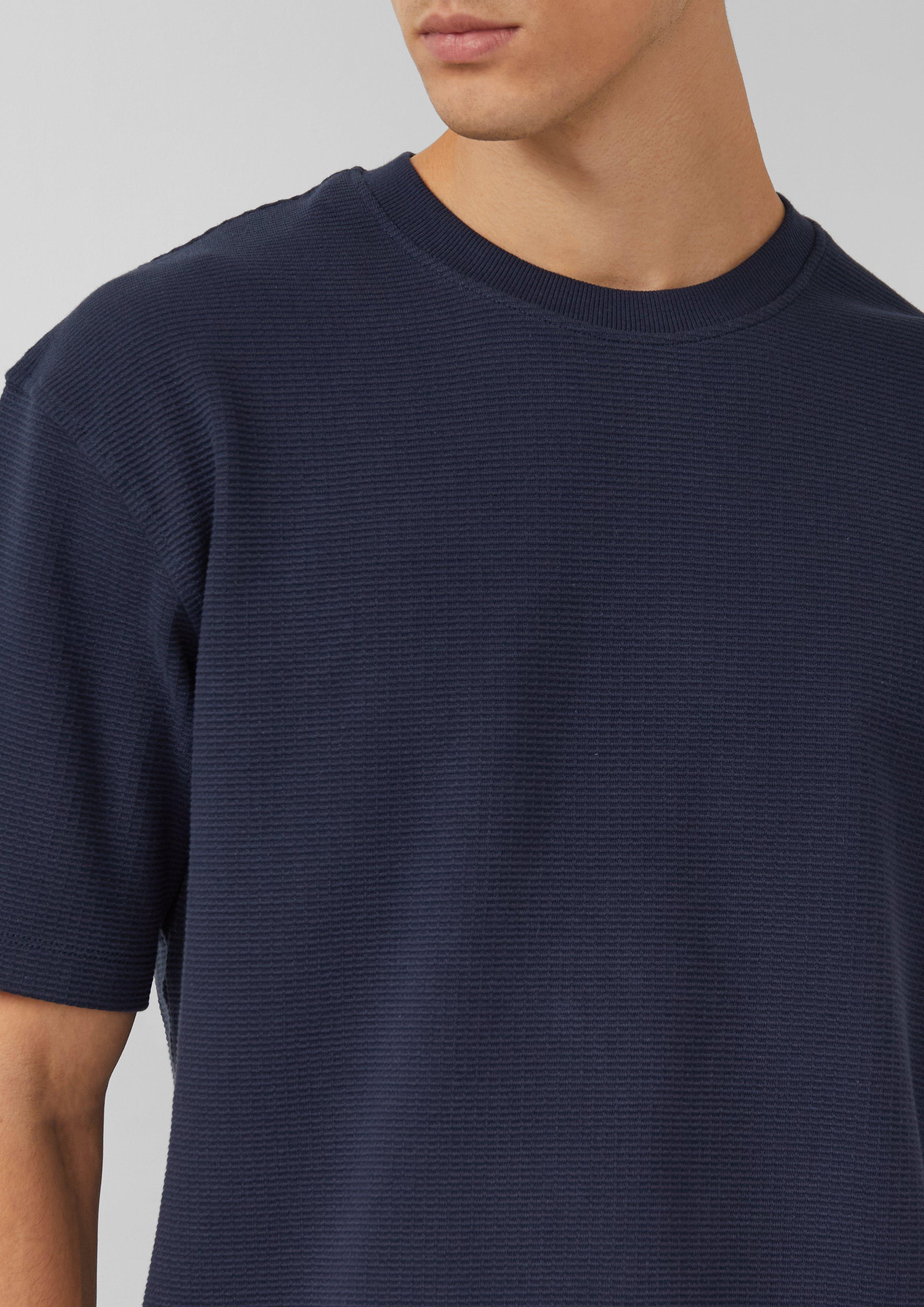 Thumbnail - Hochwertiges T-Shirt mit Waffelstruktur im Modern Fit