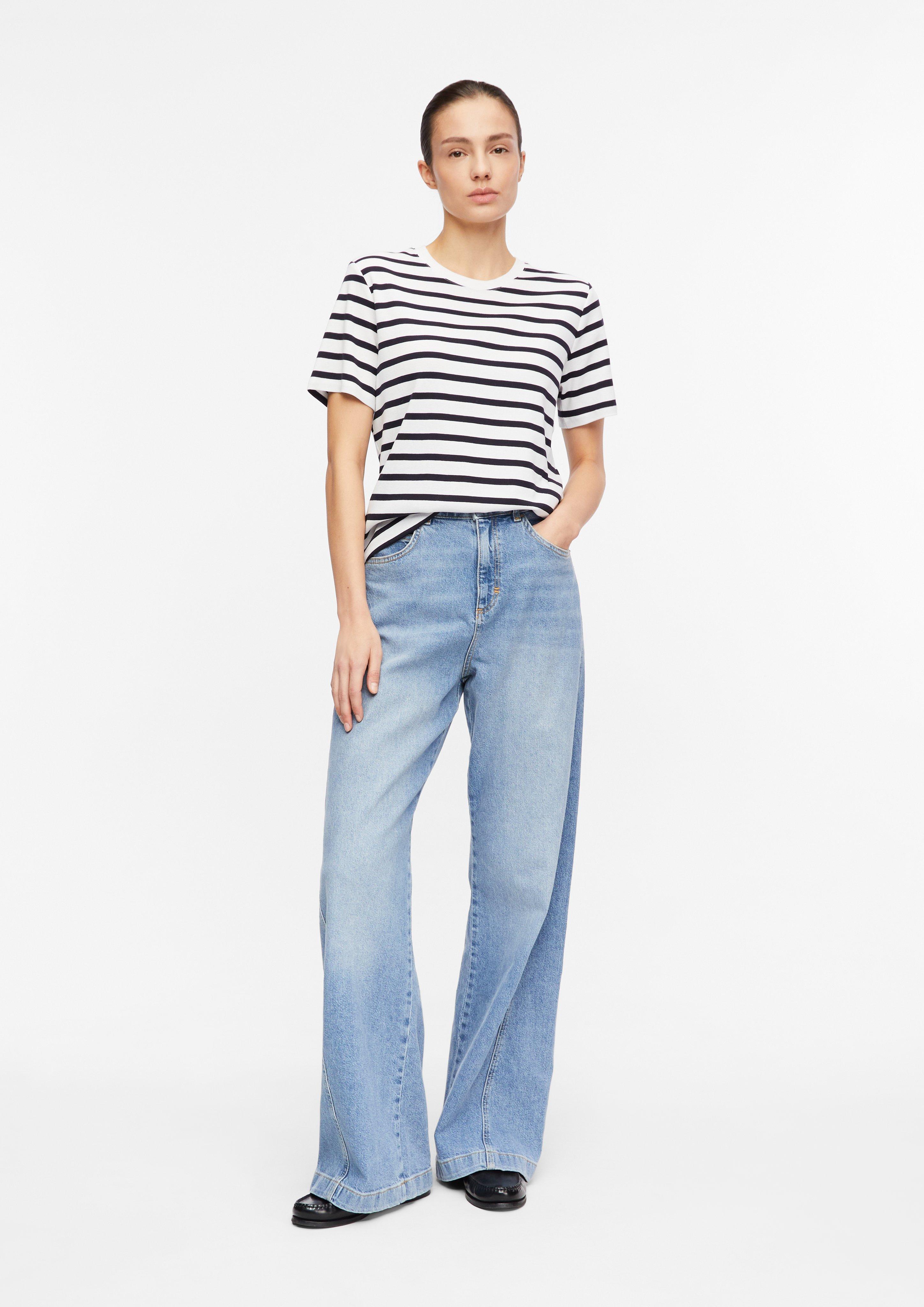 T-shirt à rayures en  de COMMA