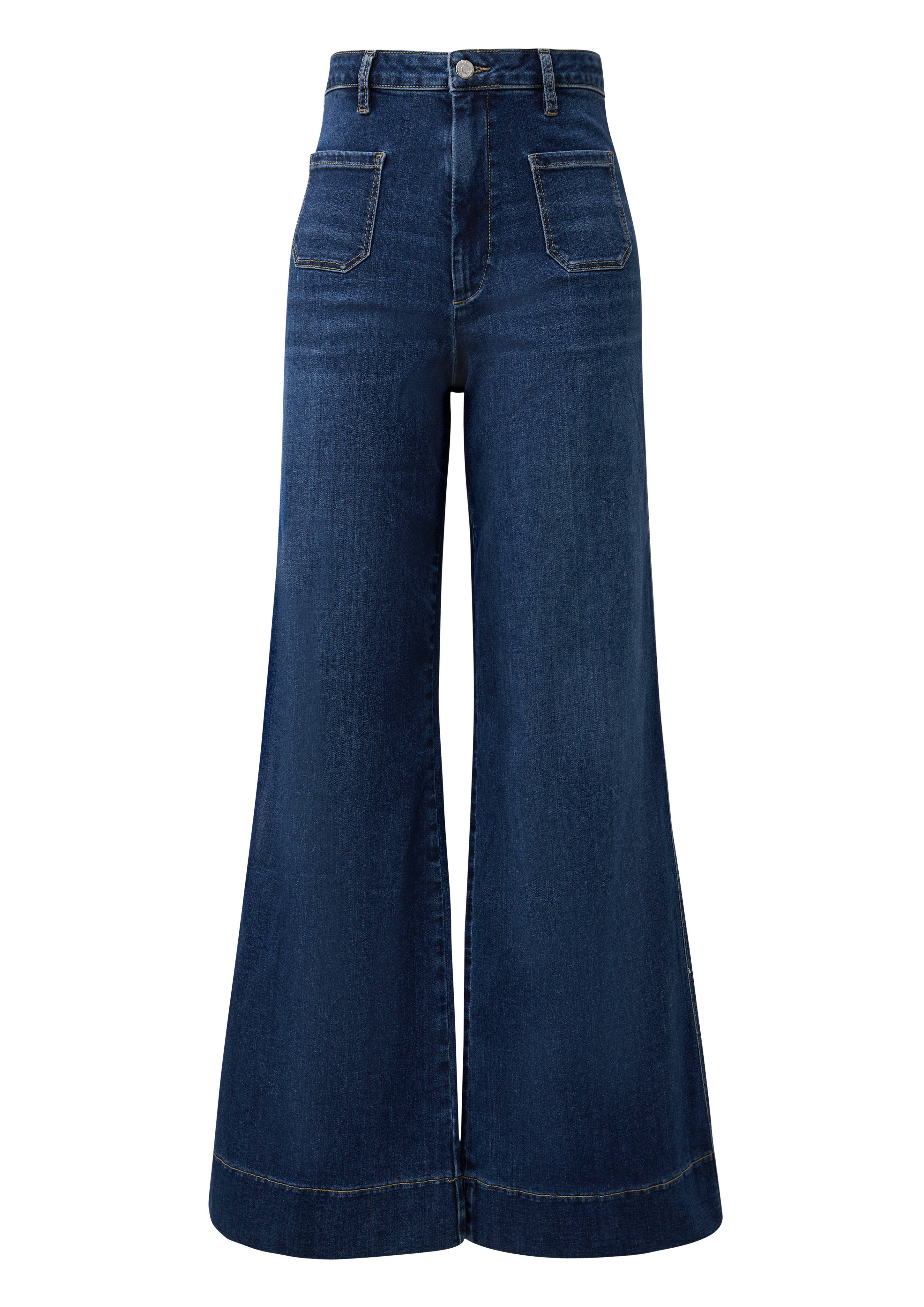 Jeans / Slim Fit / Hoog model / Uitlopende pijpen