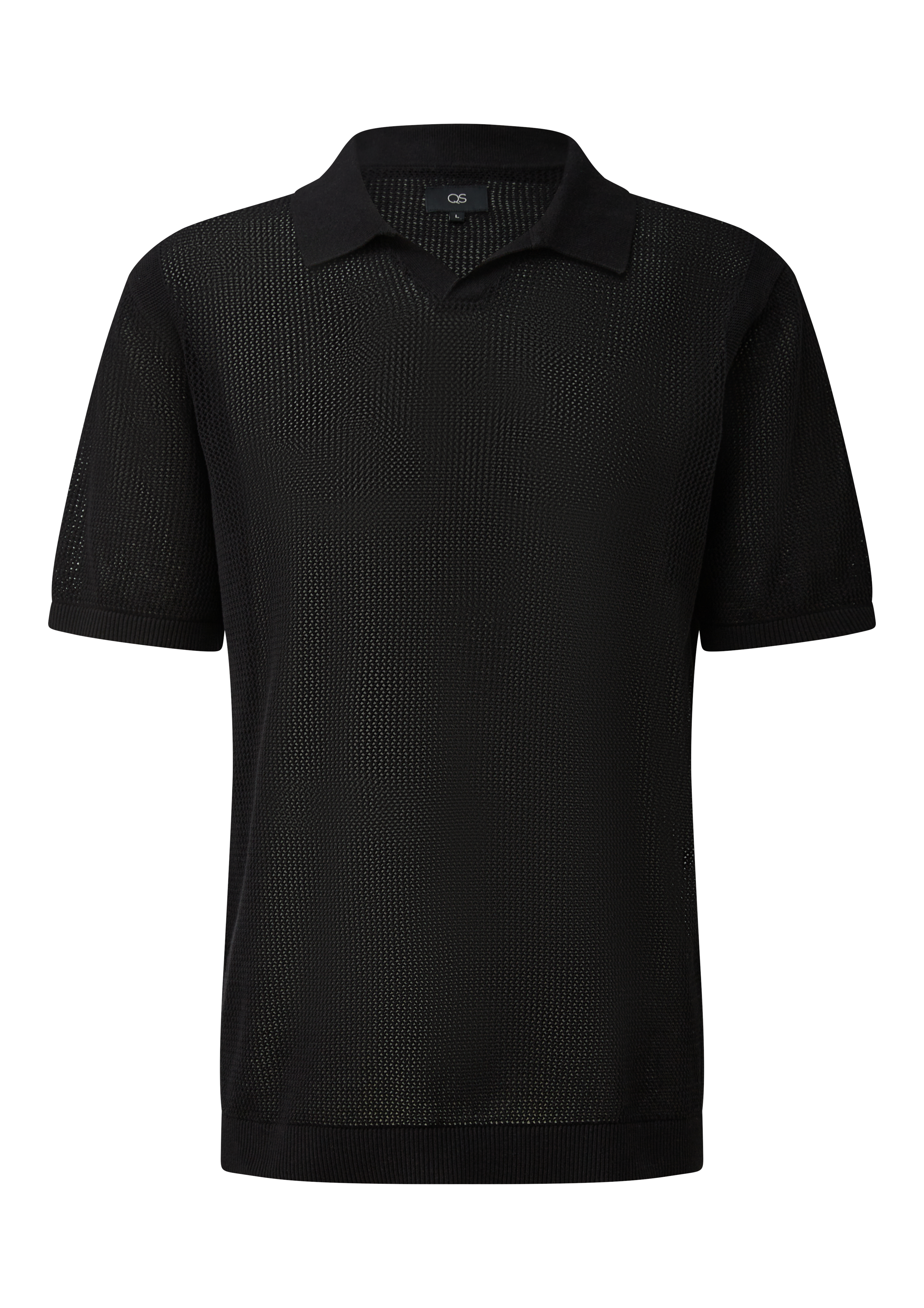 Strick-Poloshirt