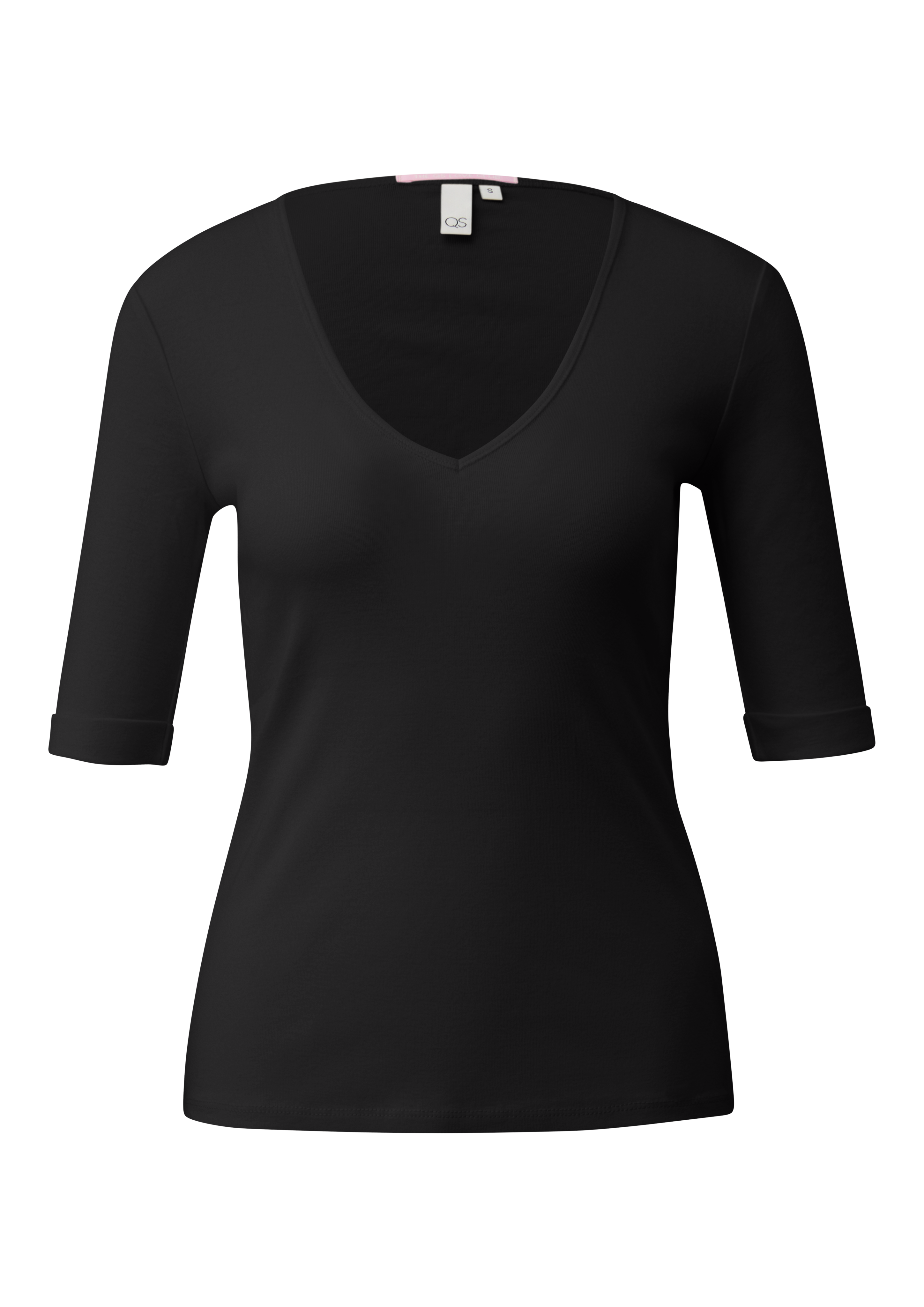 T-shirt met V-hals