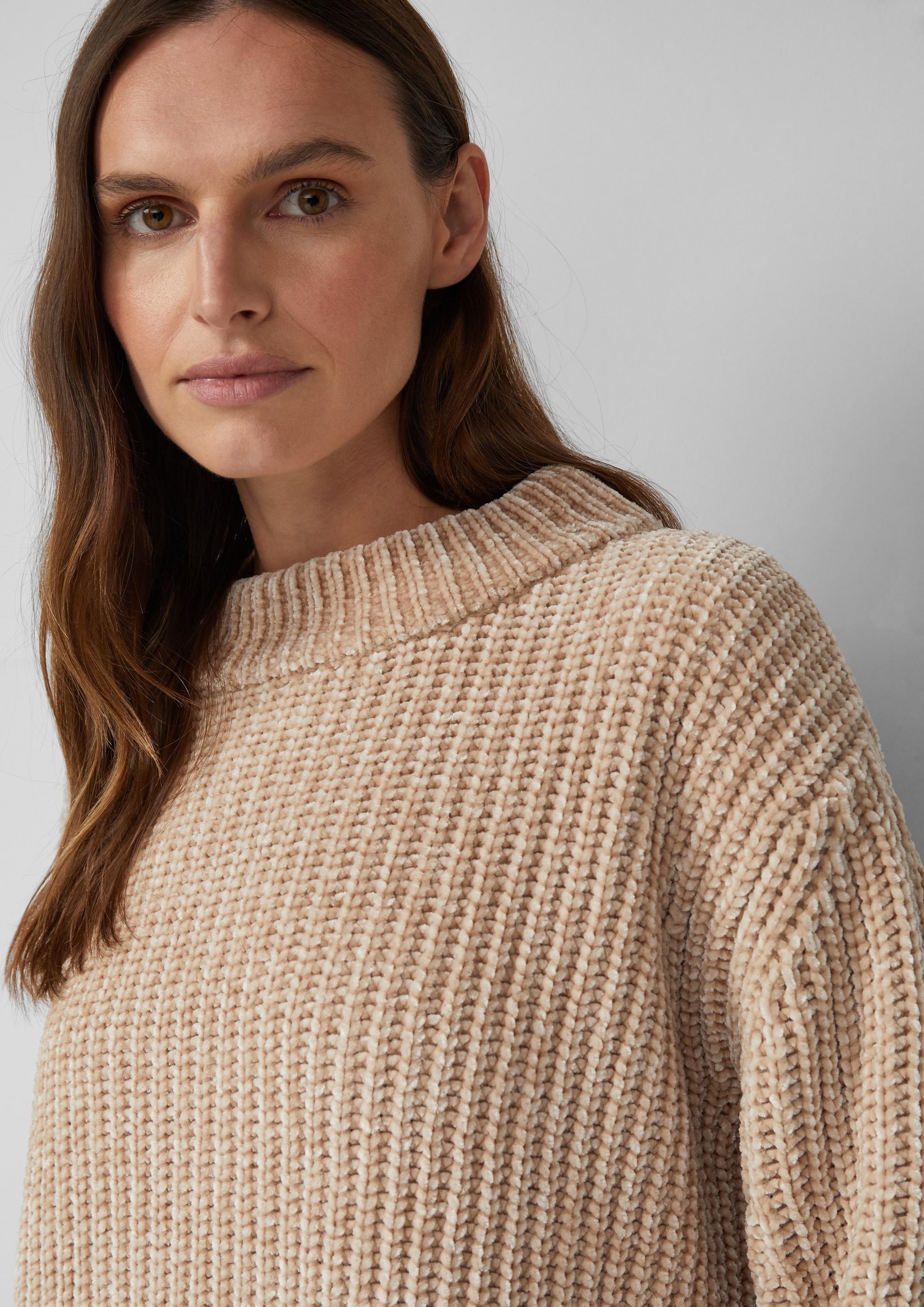 Women Knitted pullover in beige by s.Oliver