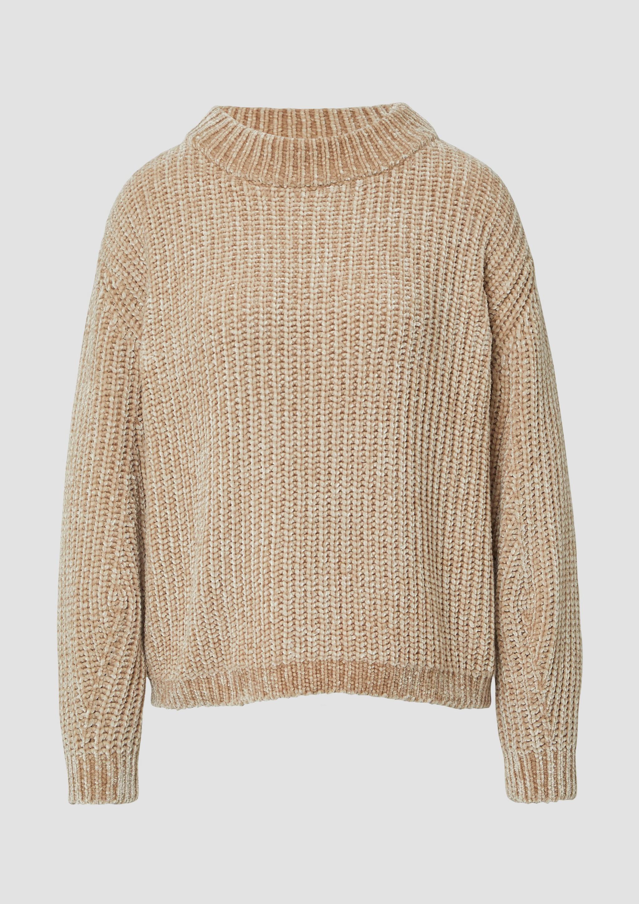 Women Knitted pullover in beige by s.Oliver