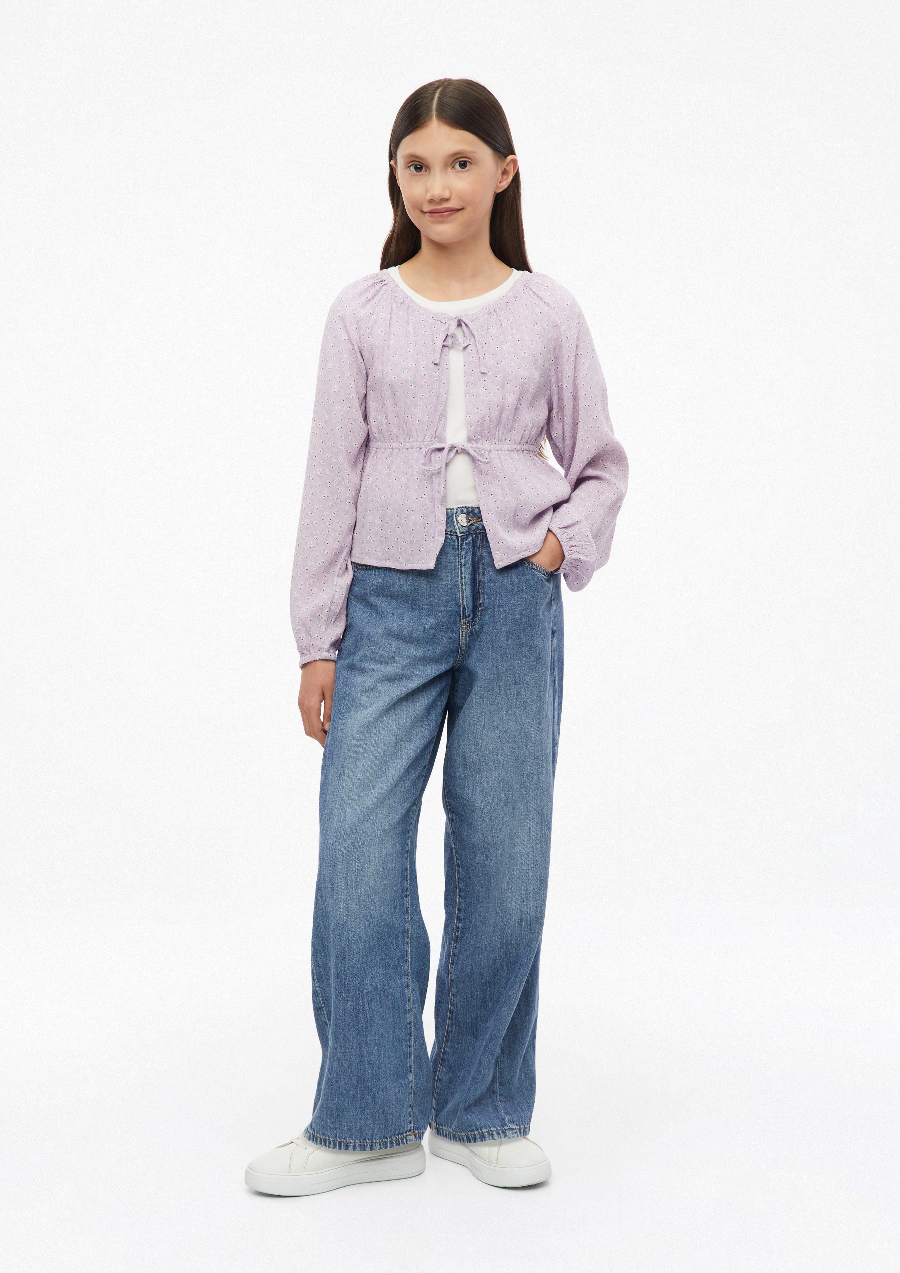 Junior Bluse in paars van s.Oliver