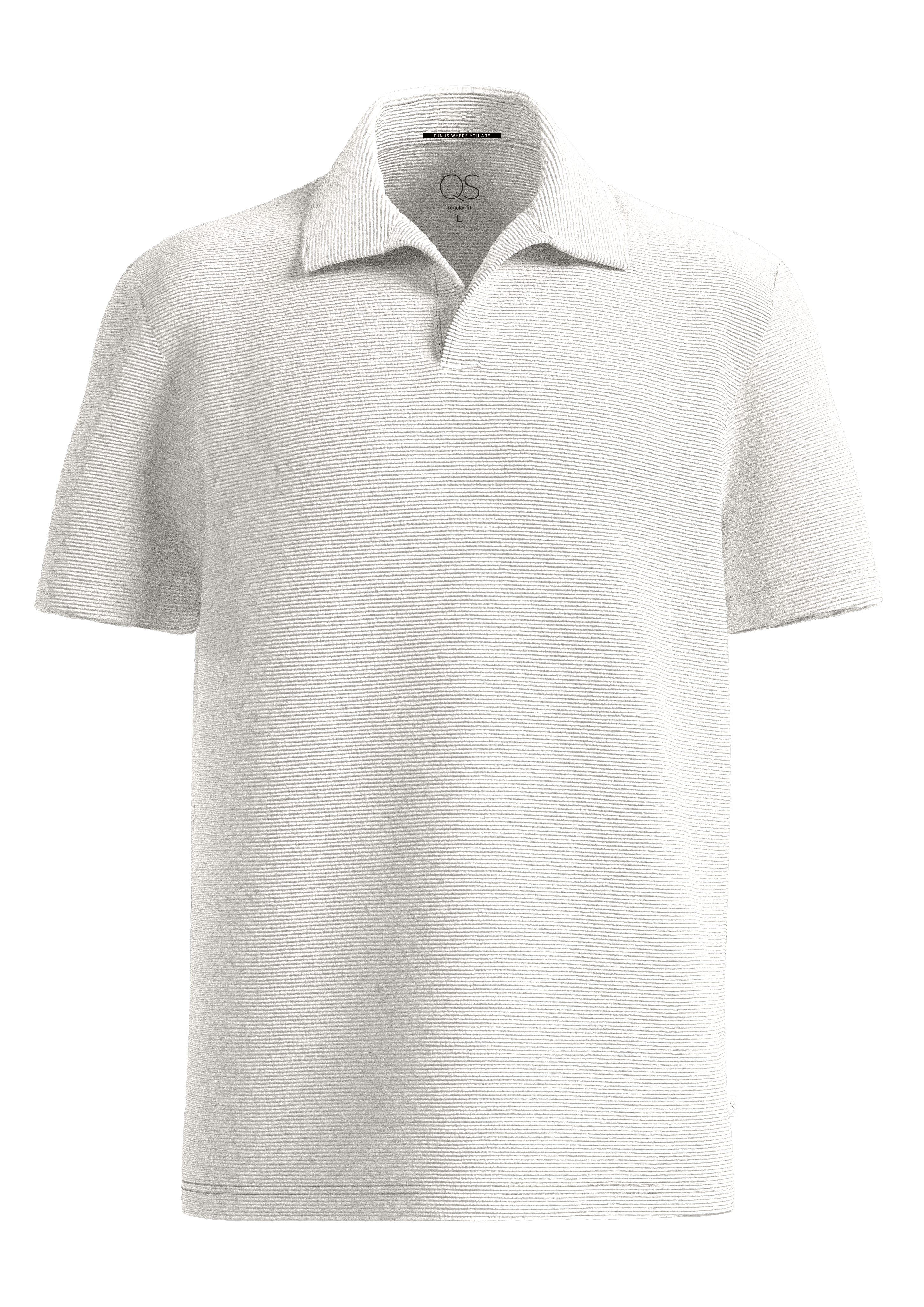 Poloshirt met structuur