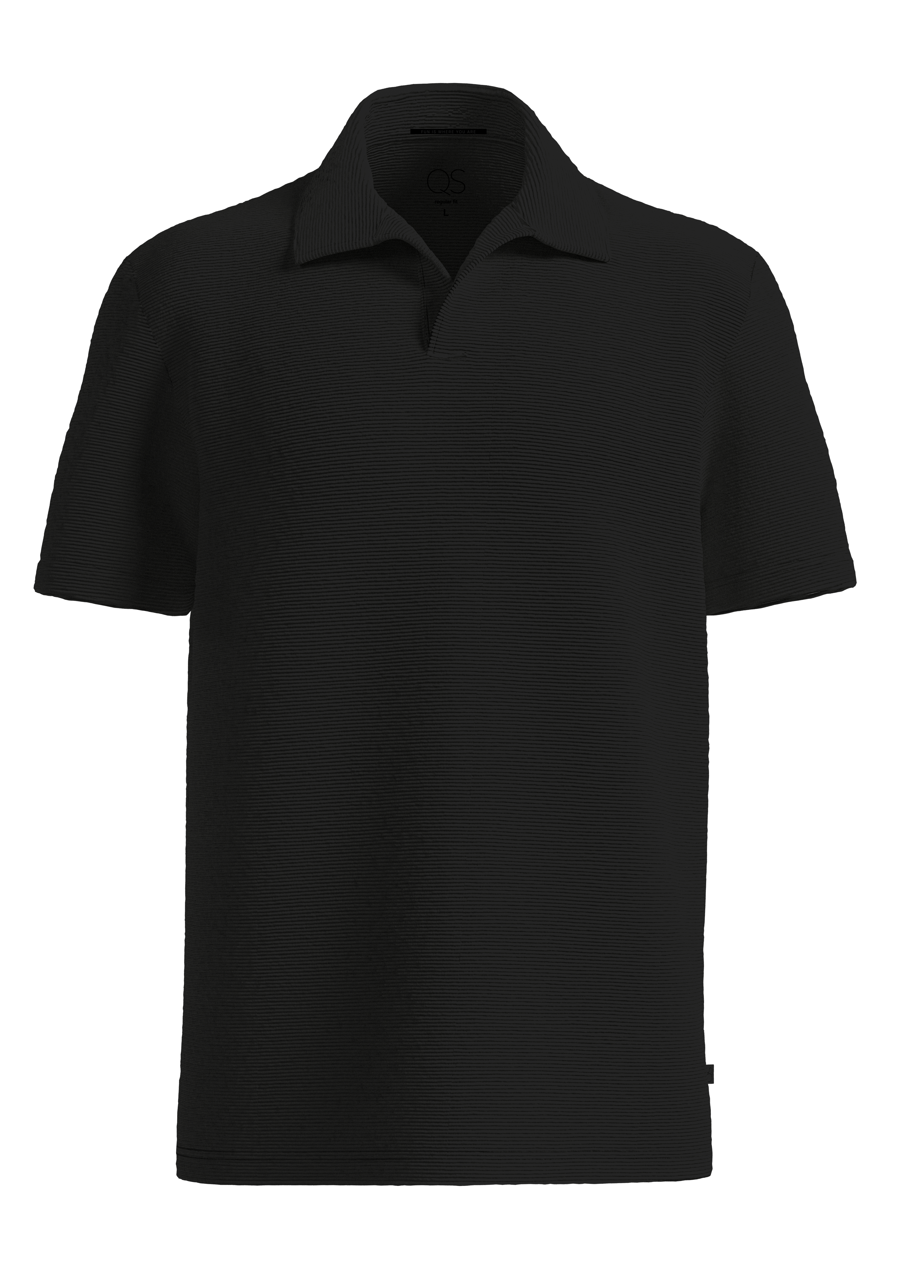 Poloshirt met structuur