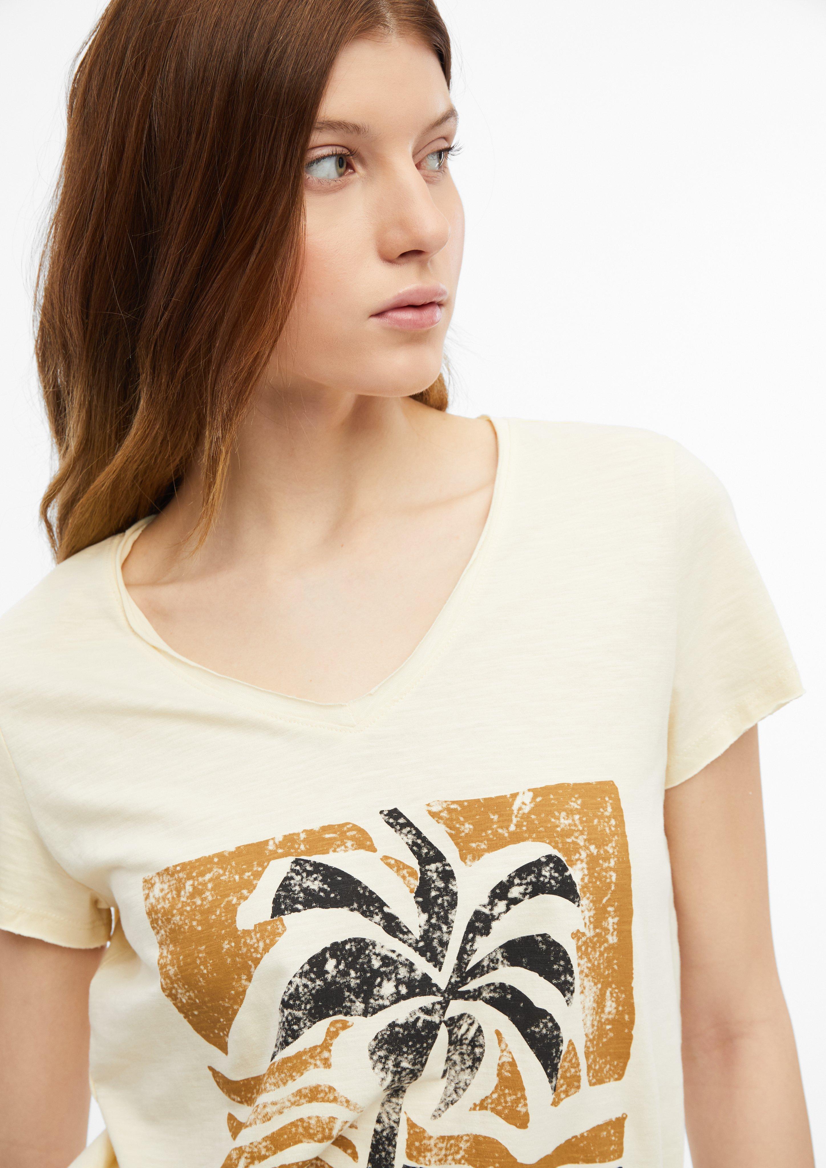 Dames T-Shirt in beige van s.Oliver