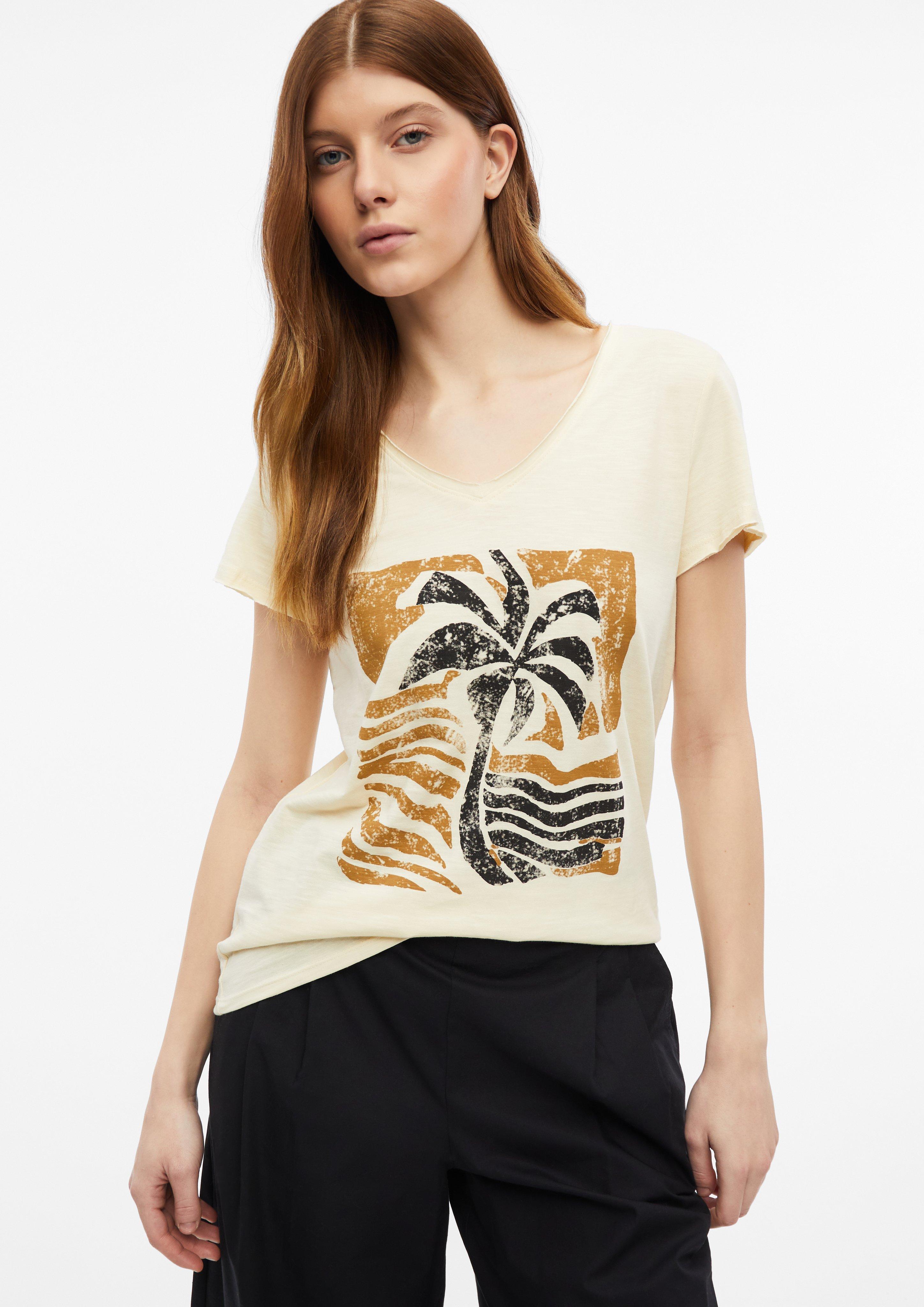 Dames T-Shirt in beige van s.Oliver