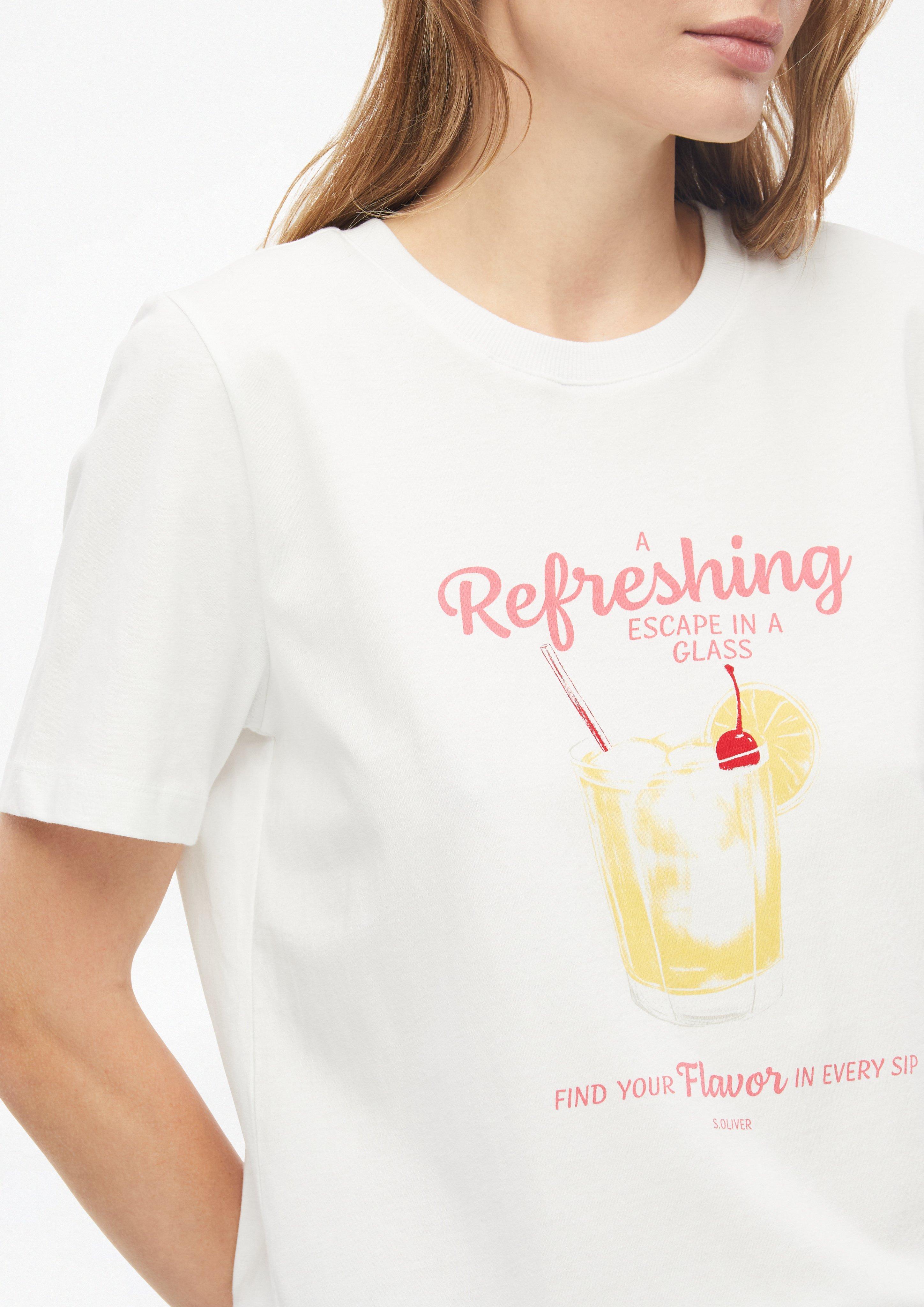 Damen T-Shirt in weiß von s.Oliver