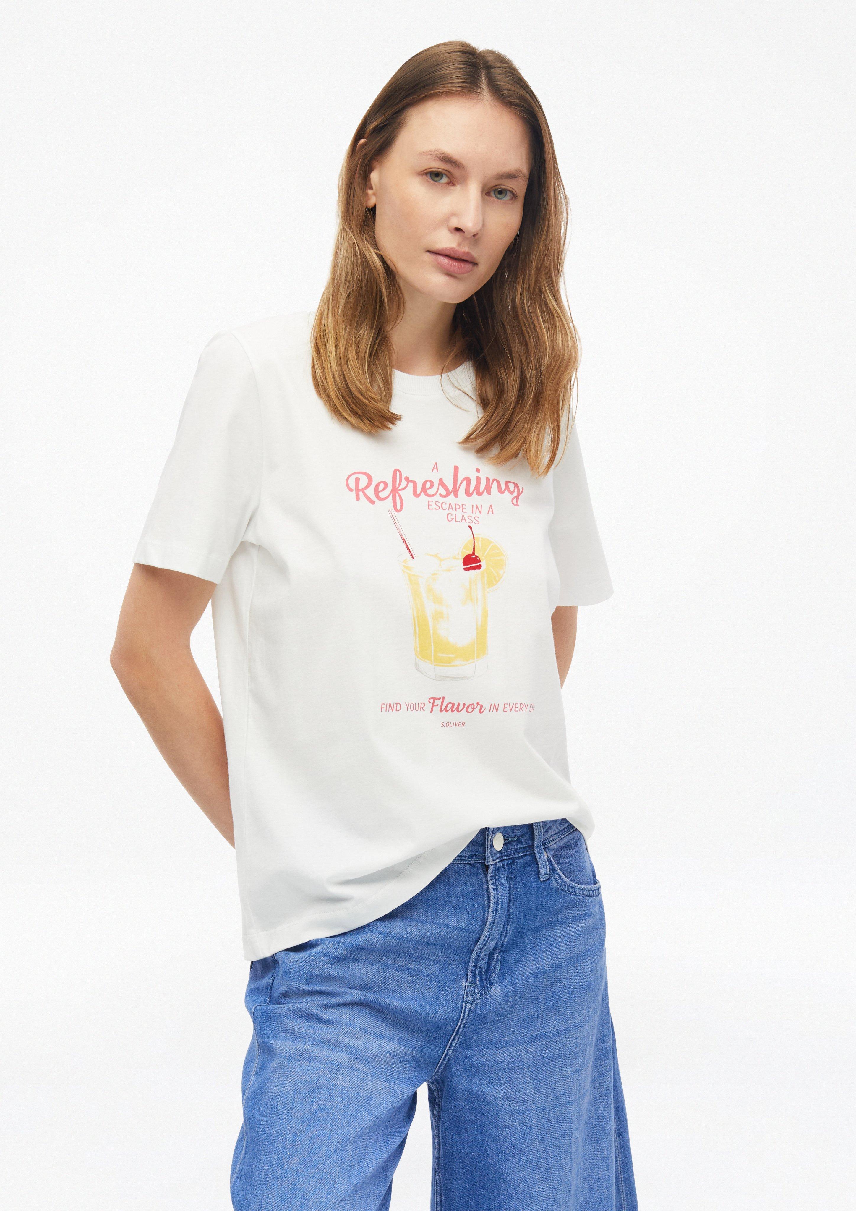 Damen T-Shirt in weiß von s.Oliver
