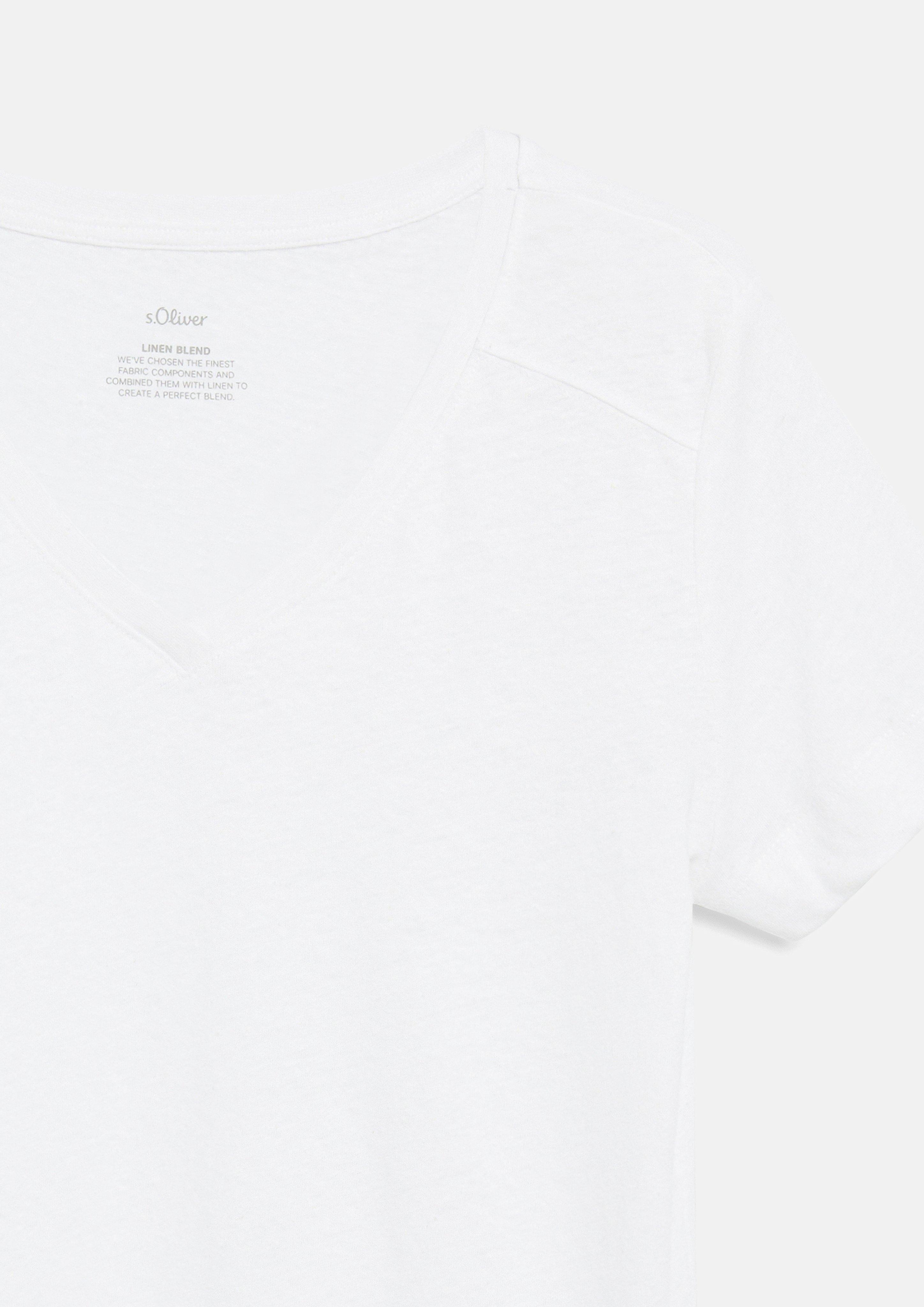 Femmes T-shirt en blanc de s.Oliver