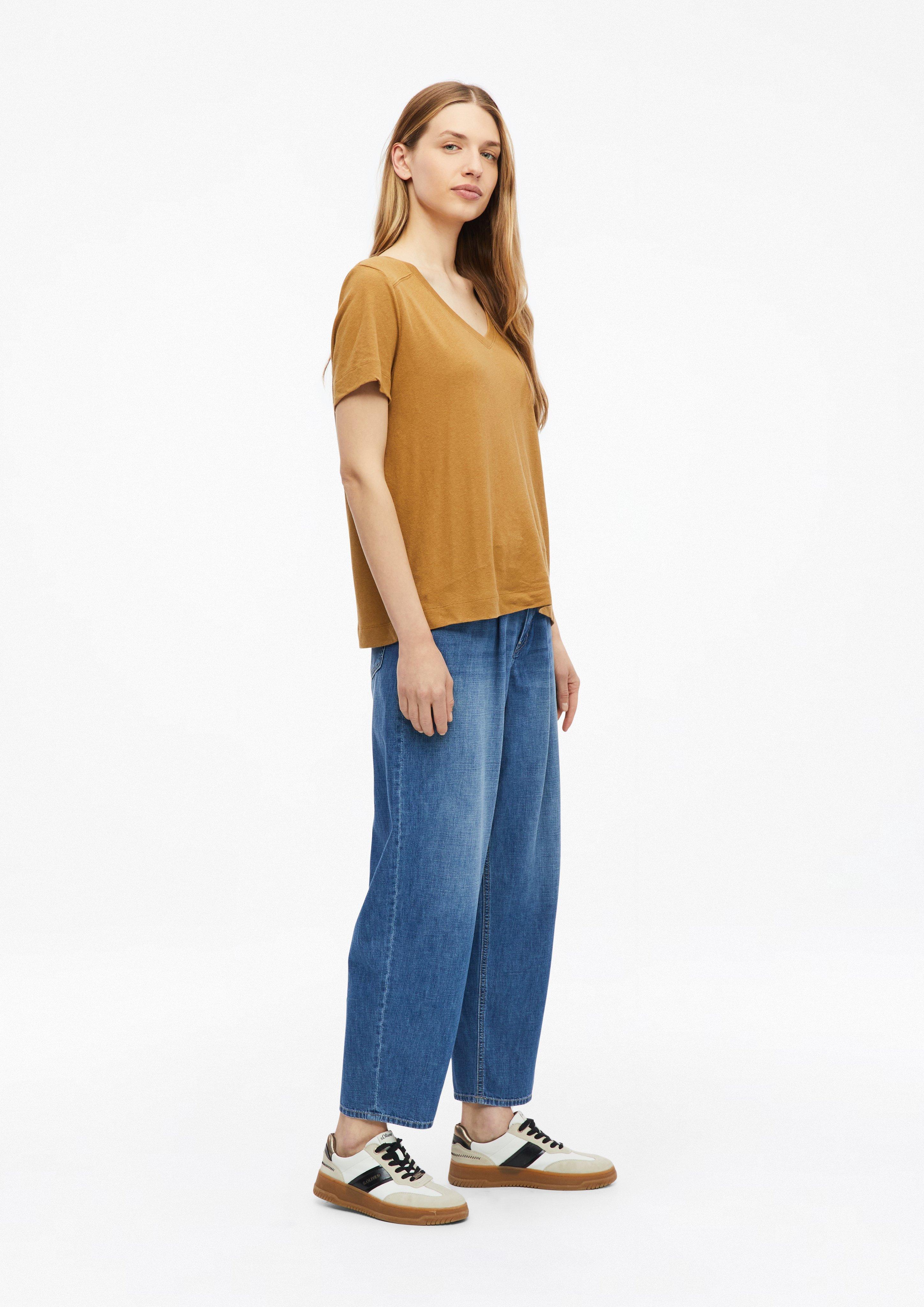 Dames T-shirt in geel van s.Oliver