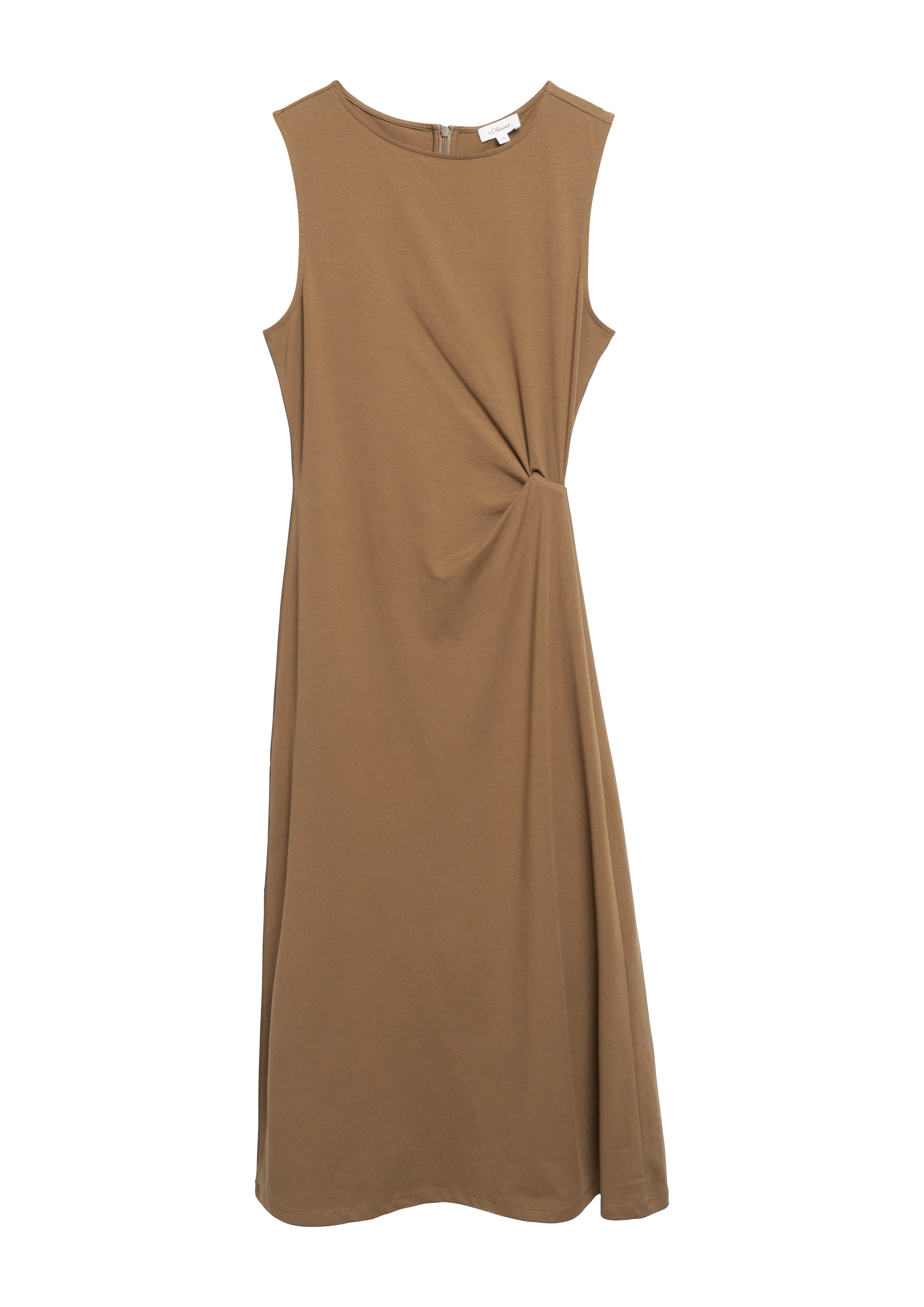 s.Oliver Midikleid Mit Taillendrapierung