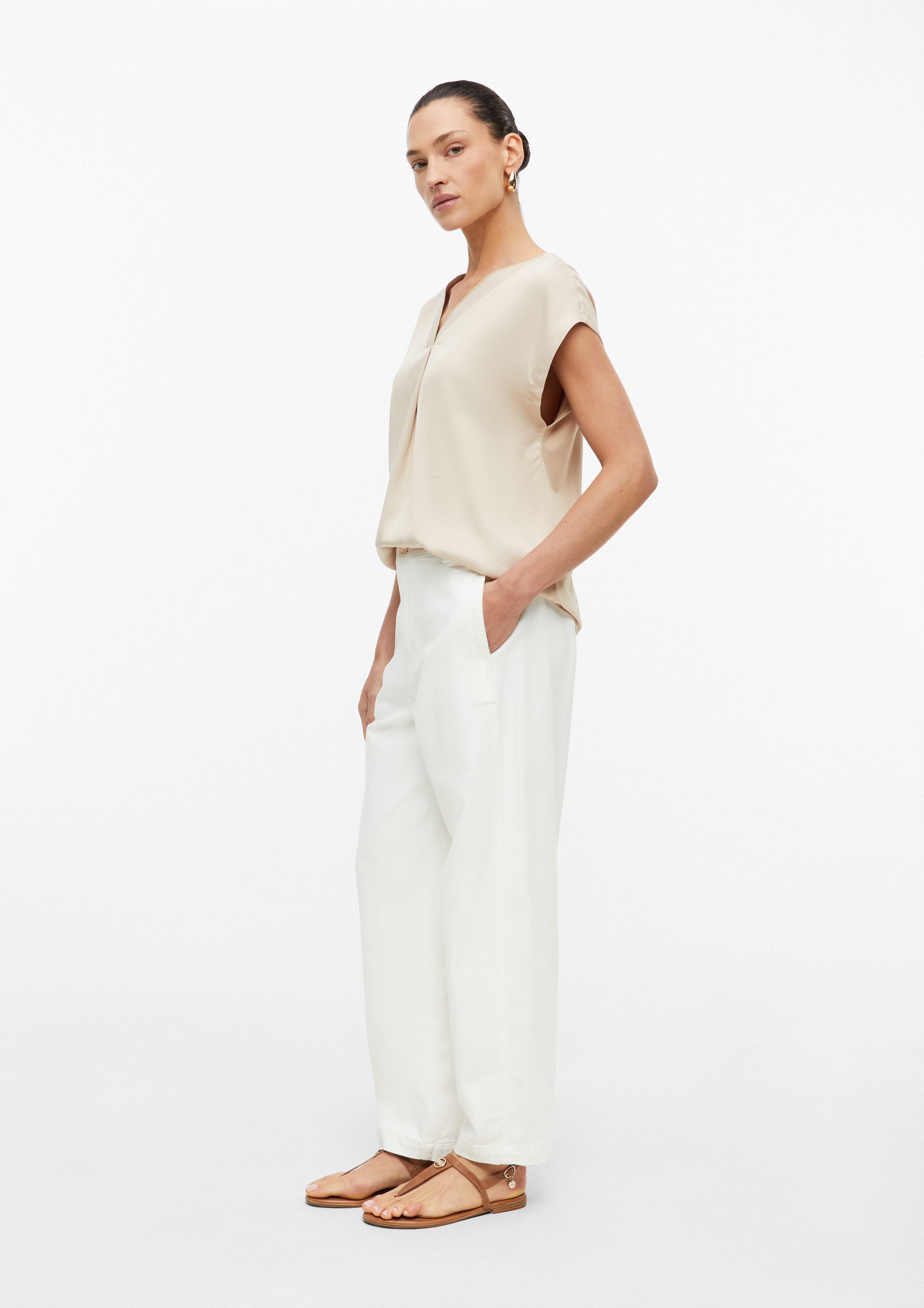 Women T-Shirt in brown by s.Oliver BLACK LABEL