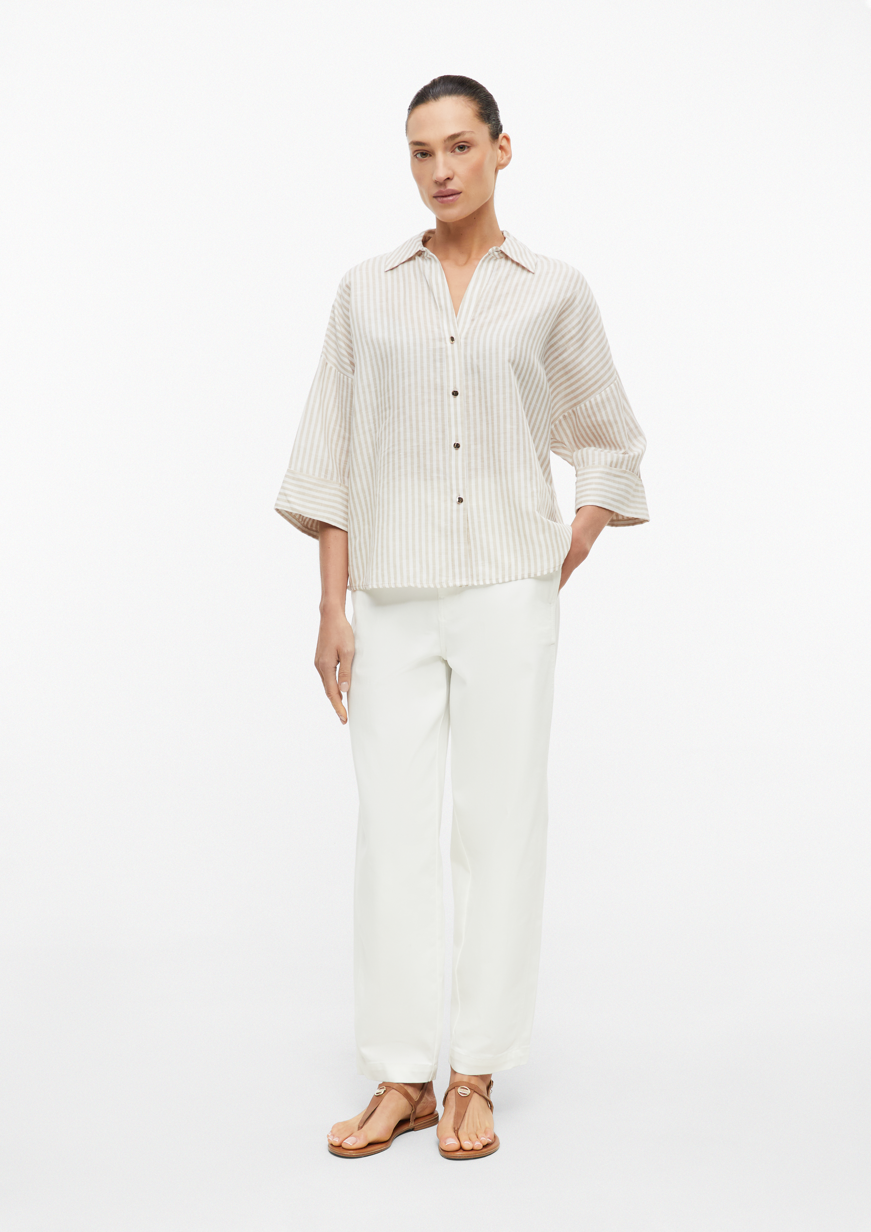 Women Blouse in beige by s.Oliver BLACK LABEL