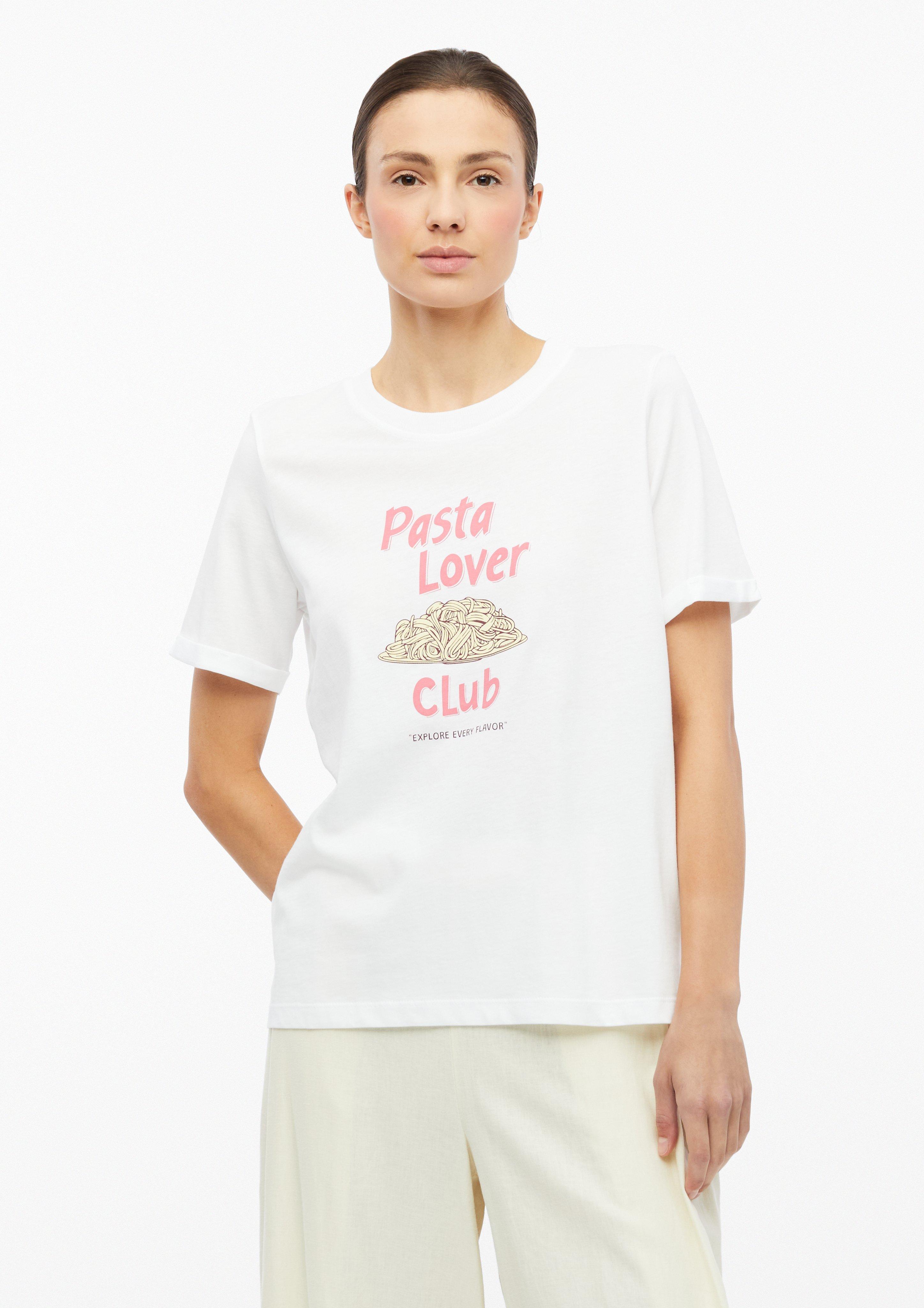 Damen Baumwollshirt mit Front Print in  von s.Oliver