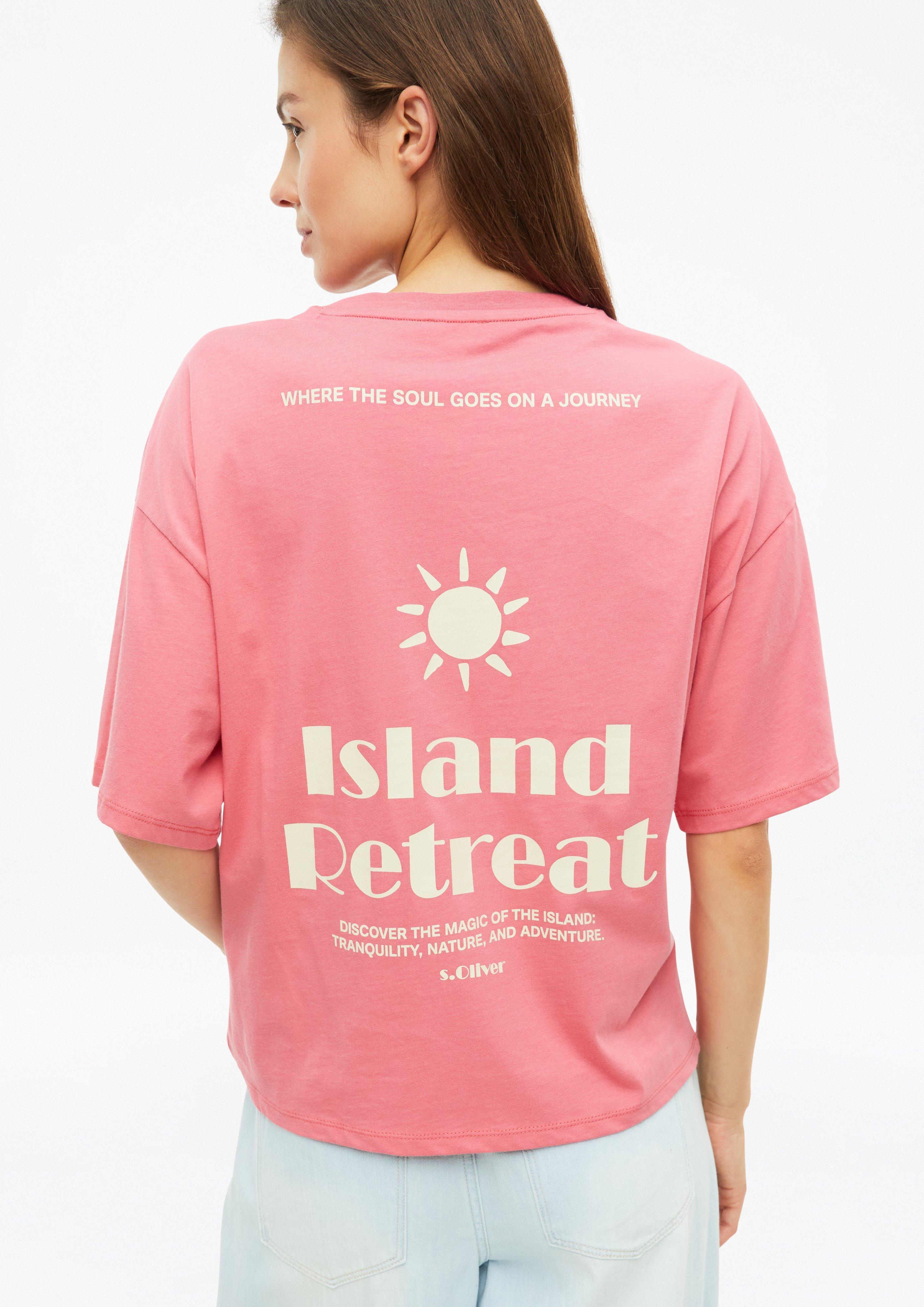 Femmes T-shirt en rose de s.Oliver