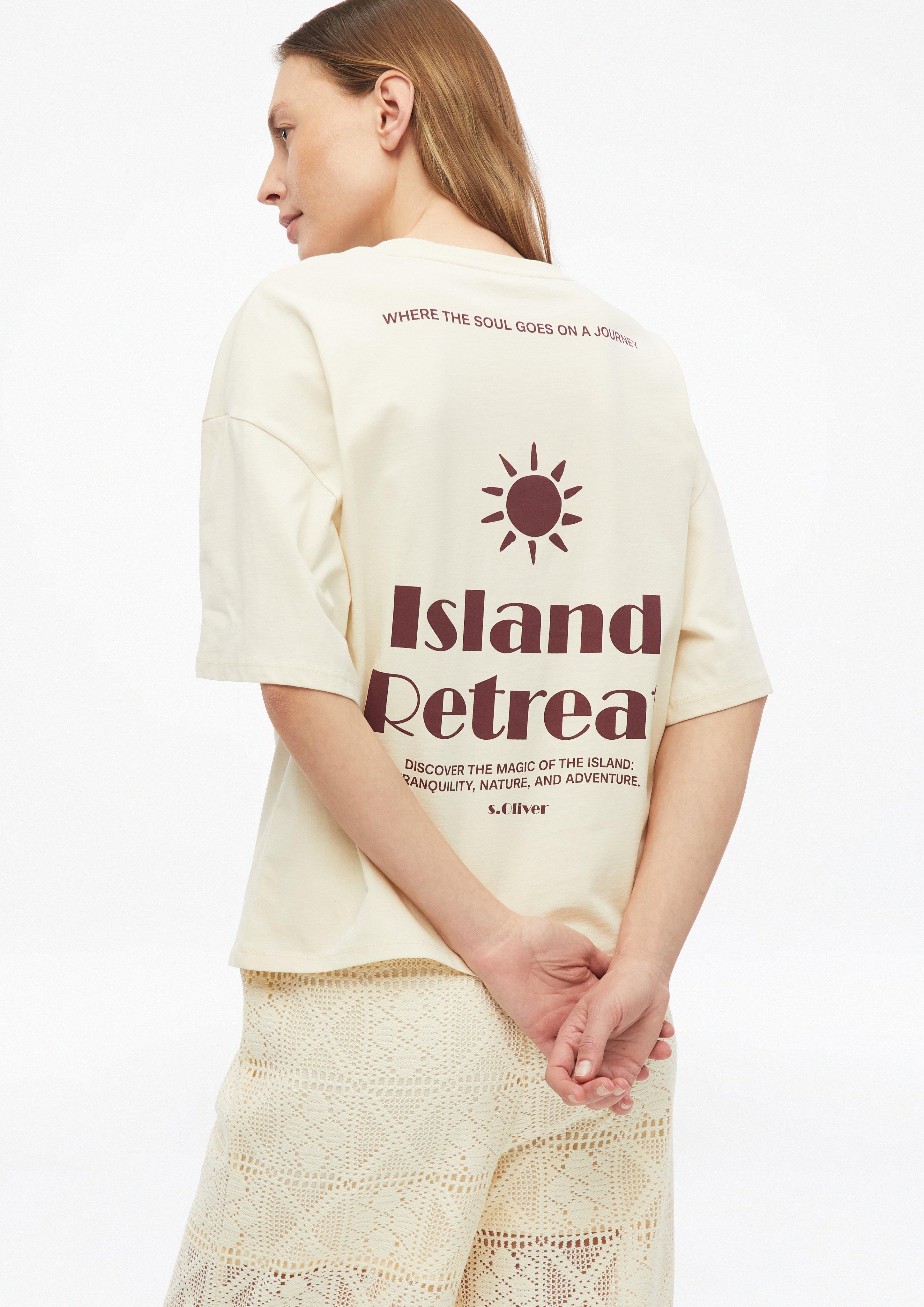 Femmes T-shirt en beige de s.Oliver