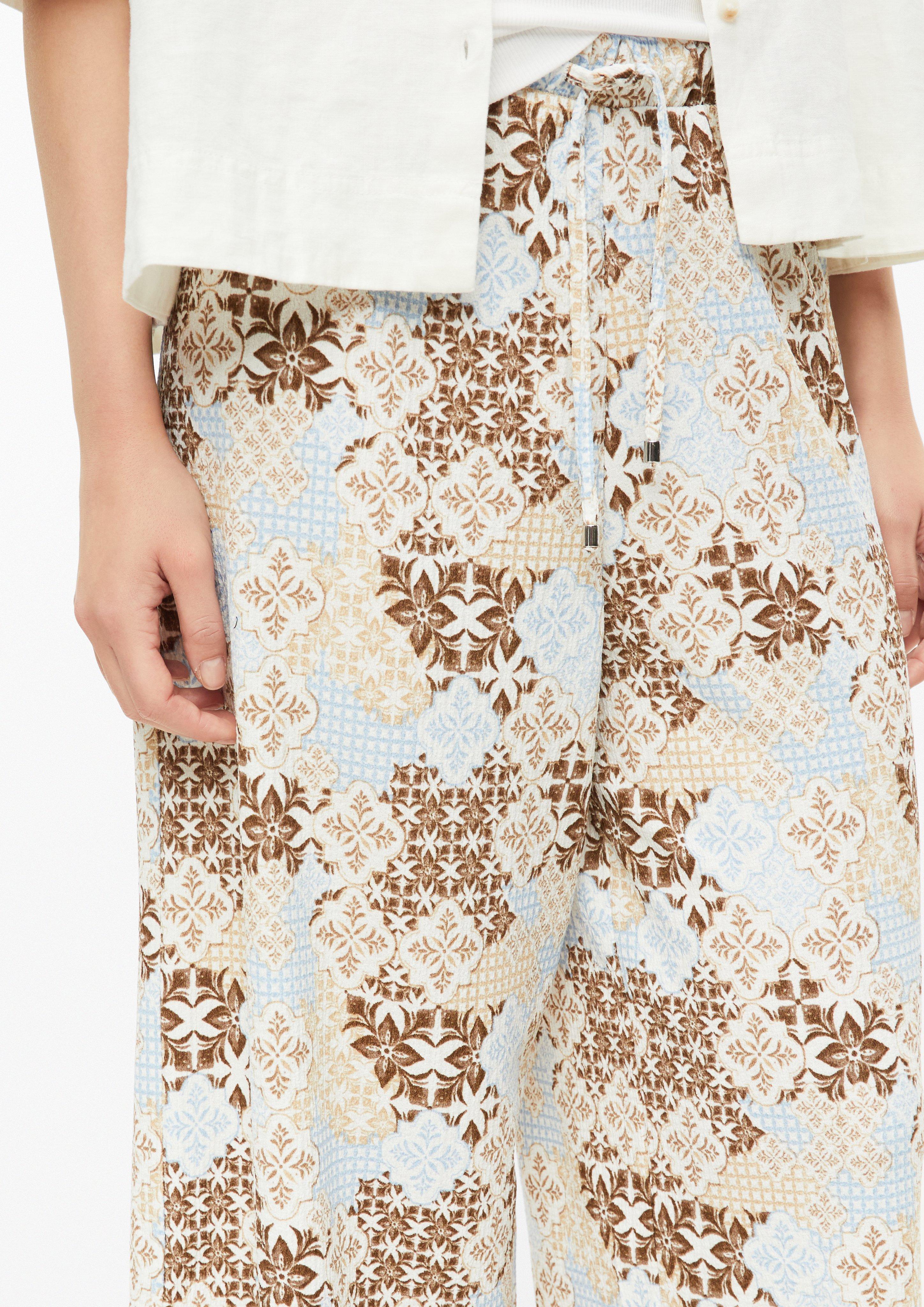 Dames Broek in bruin van s.Oliver