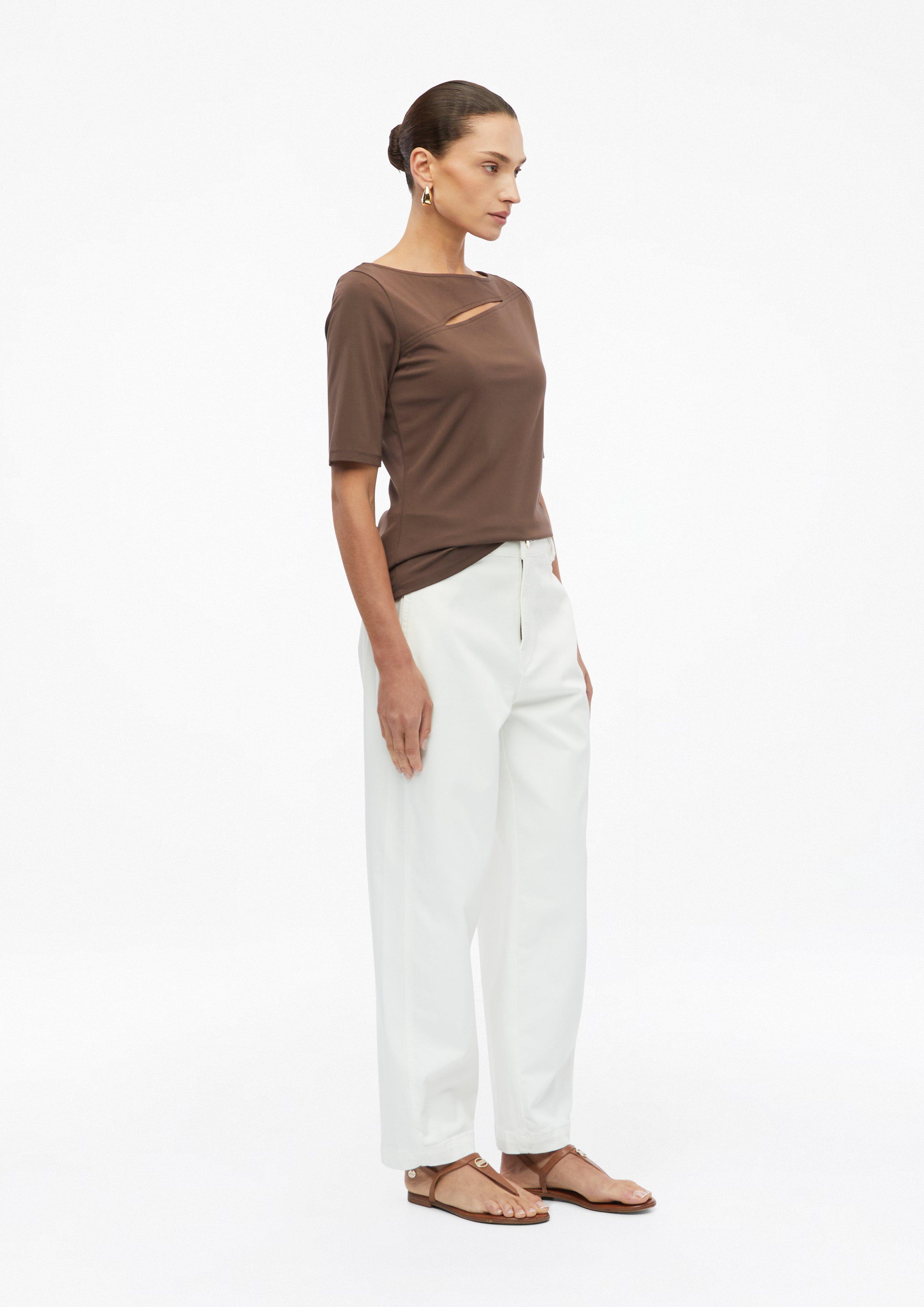 Femmes T-shirt en brun de s.Oliver BLACK LABEL